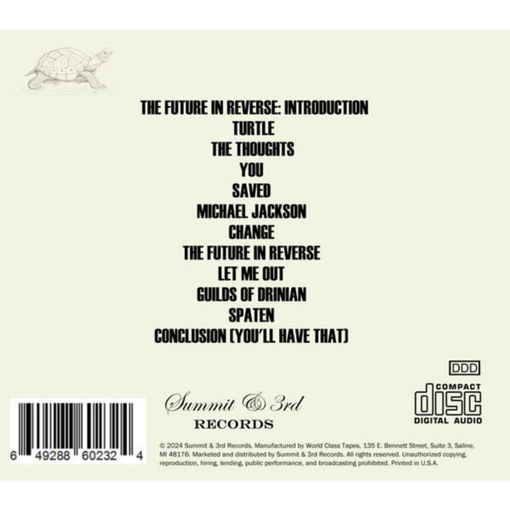 Jeremy Frey - Future In Reverse (CD)