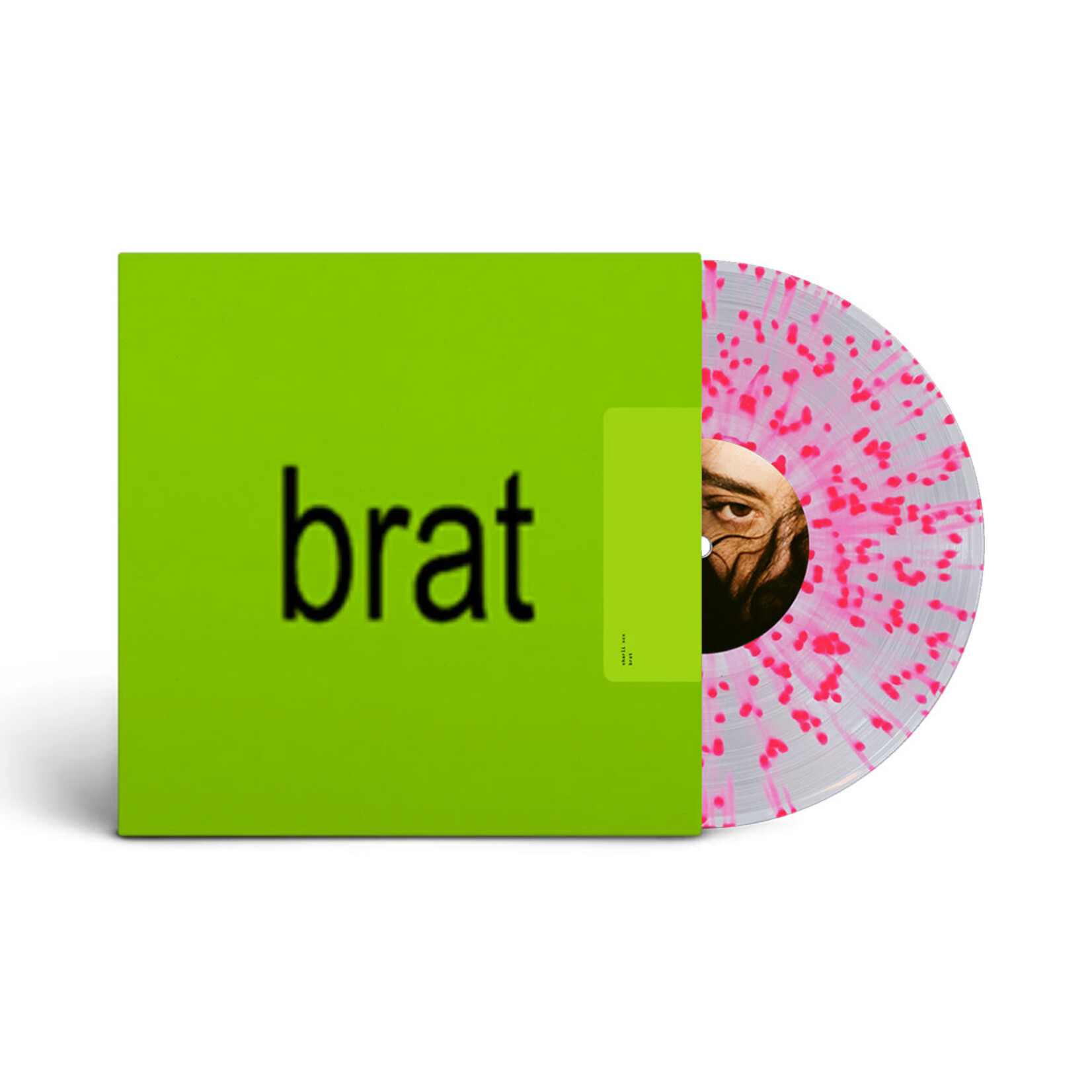 Atlantic PRE-ORDER Charli XCX - BRAT (LP) [Clear Pink Splatter]
