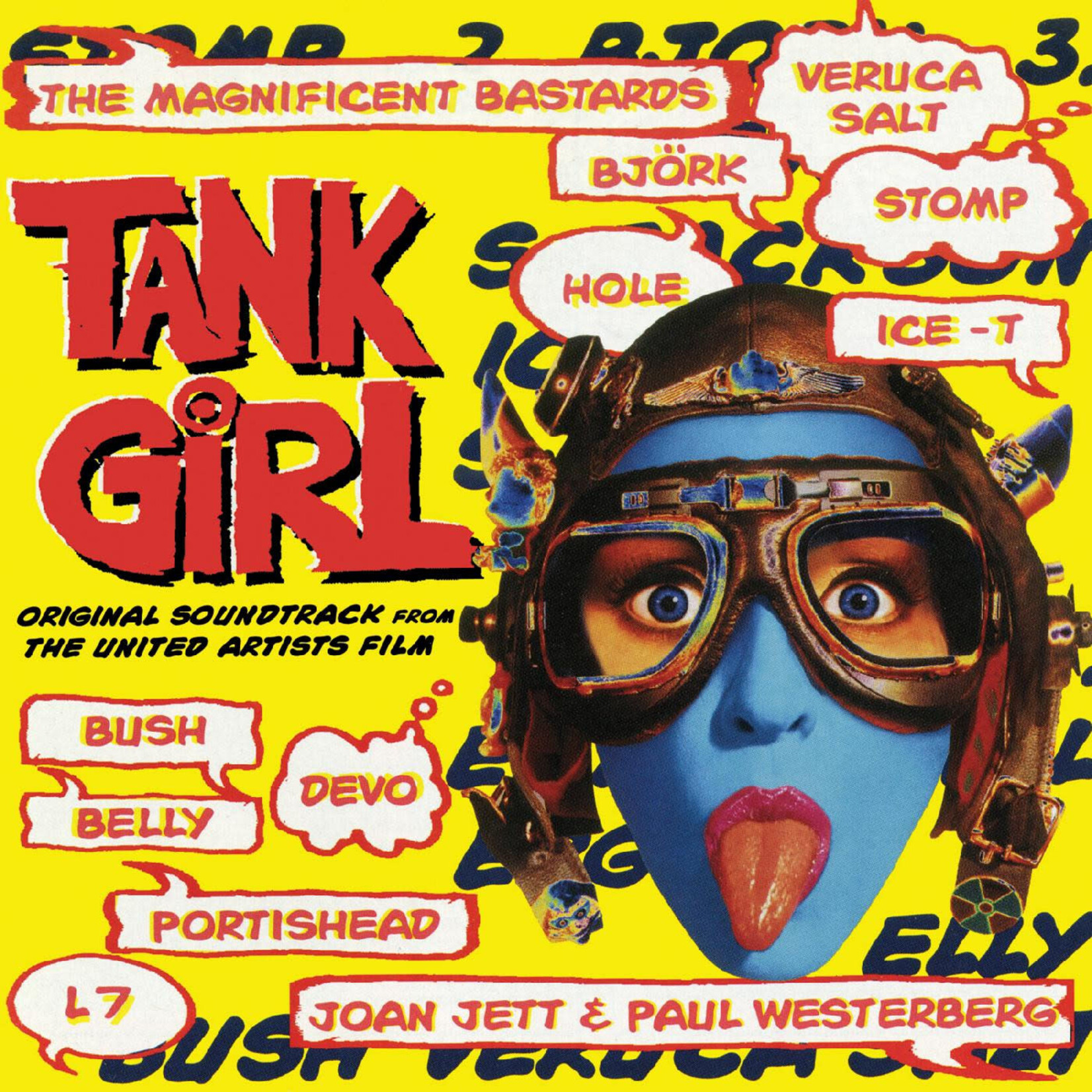 Real Gone PRE-ORDER V/A - Tank Girl OST (LP) [Neon Yellow]