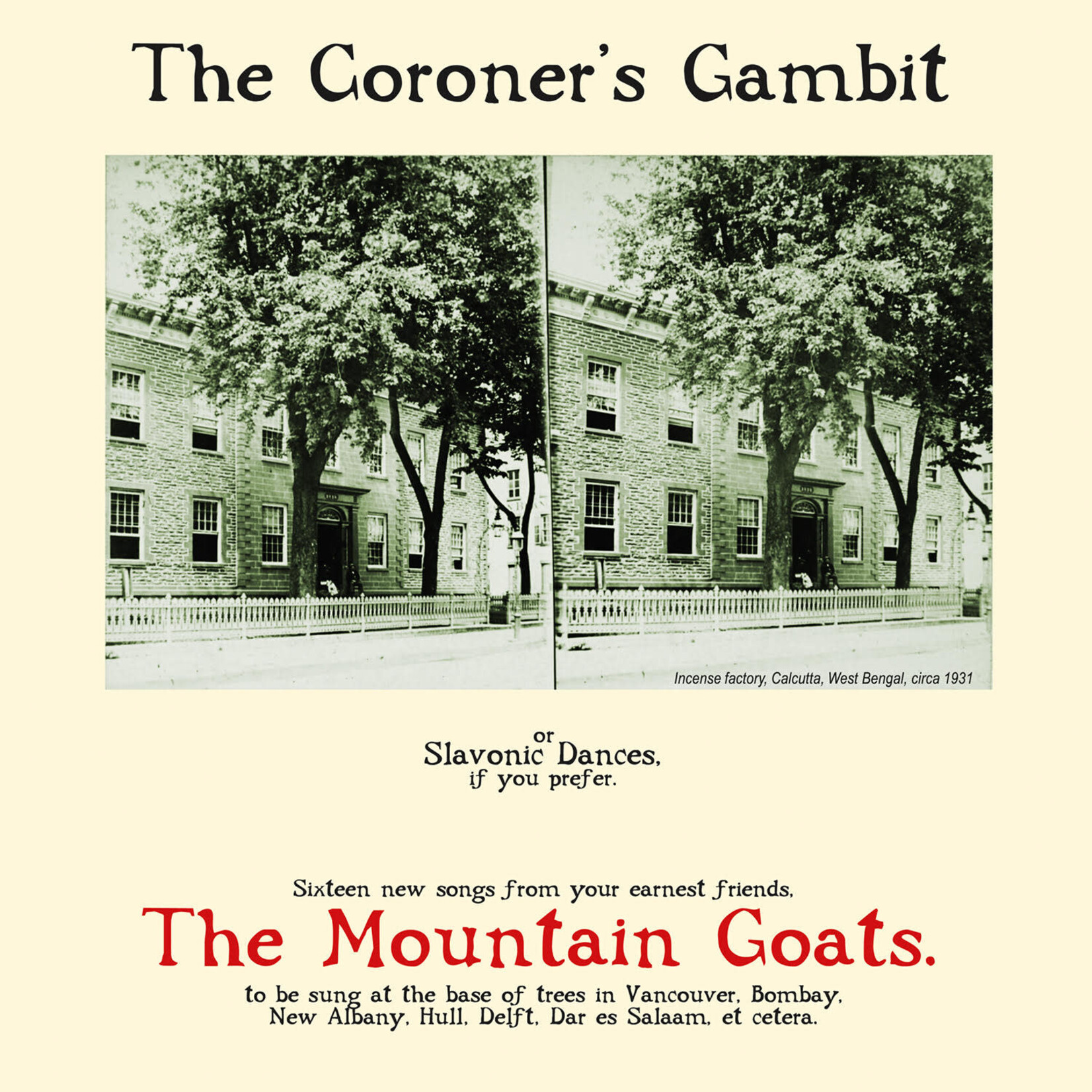 Merge Mountain Goats - The Coroner's Gambit (LP) [Kandy Korn Hybrid Yellow]