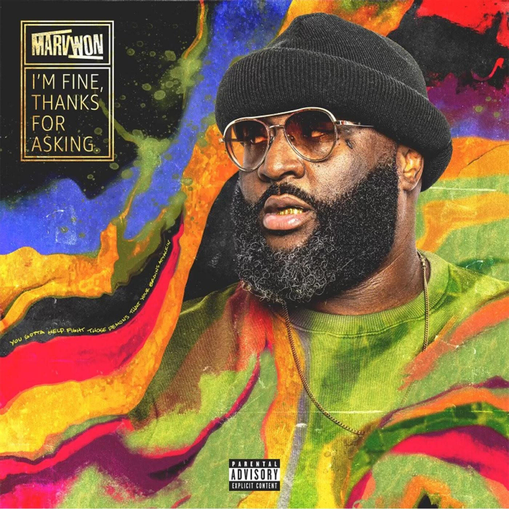 Mello Music Group Marv Won - I'm Fine, Thanks For Asking (LP) [Orange/Yellow/Red]