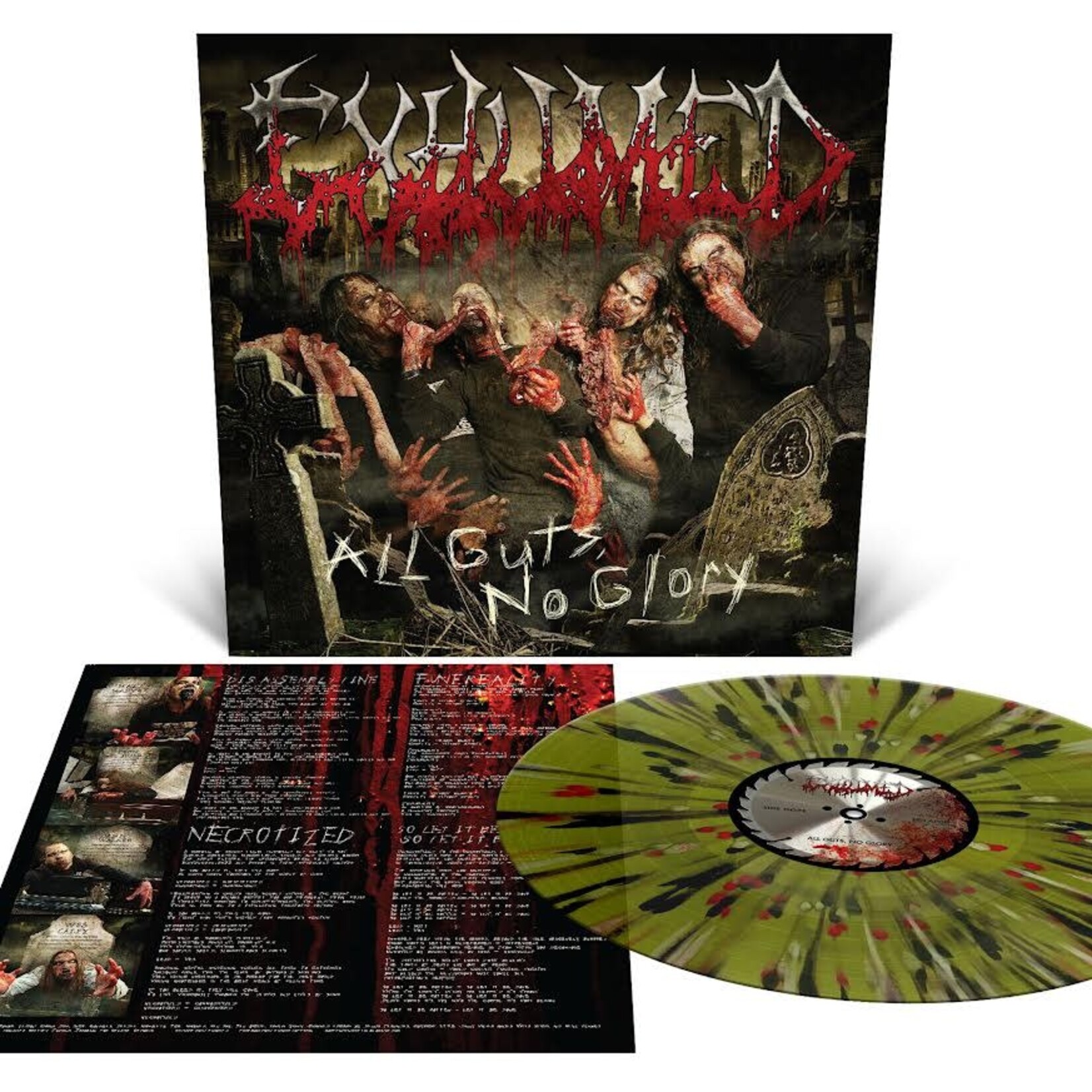 Relapse Exhumed - All Guts, No Glory (LP) [Swamp Green Splatter]