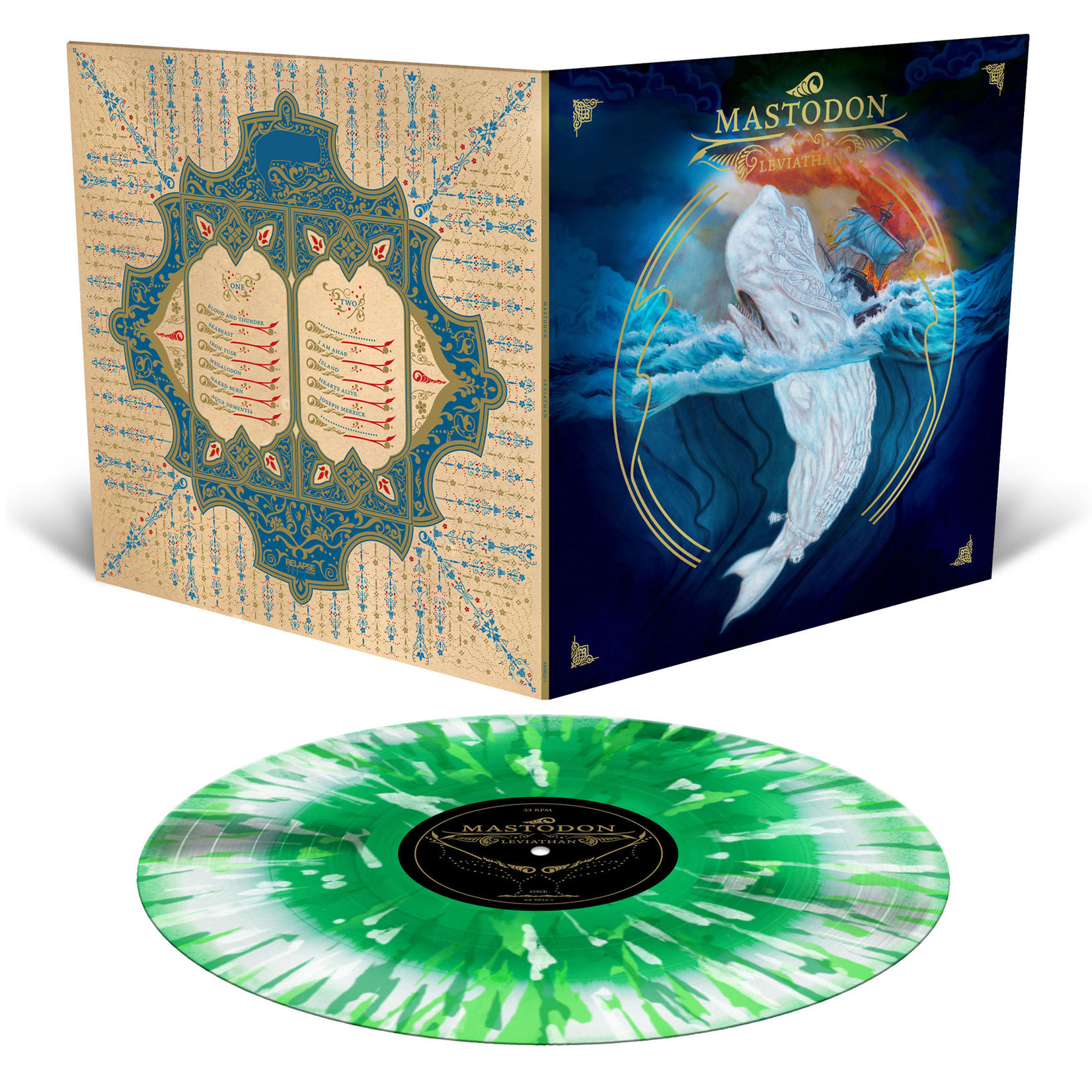 Relapse Mastodon - Leviathan (LP) [Green Splatter]