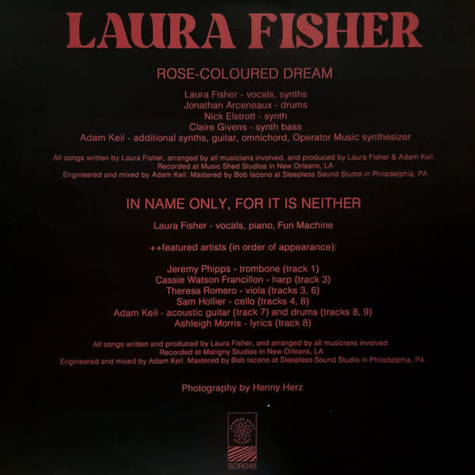 Laura Fisher - Rose-Coloured Dream (LP) [Rose Burst]