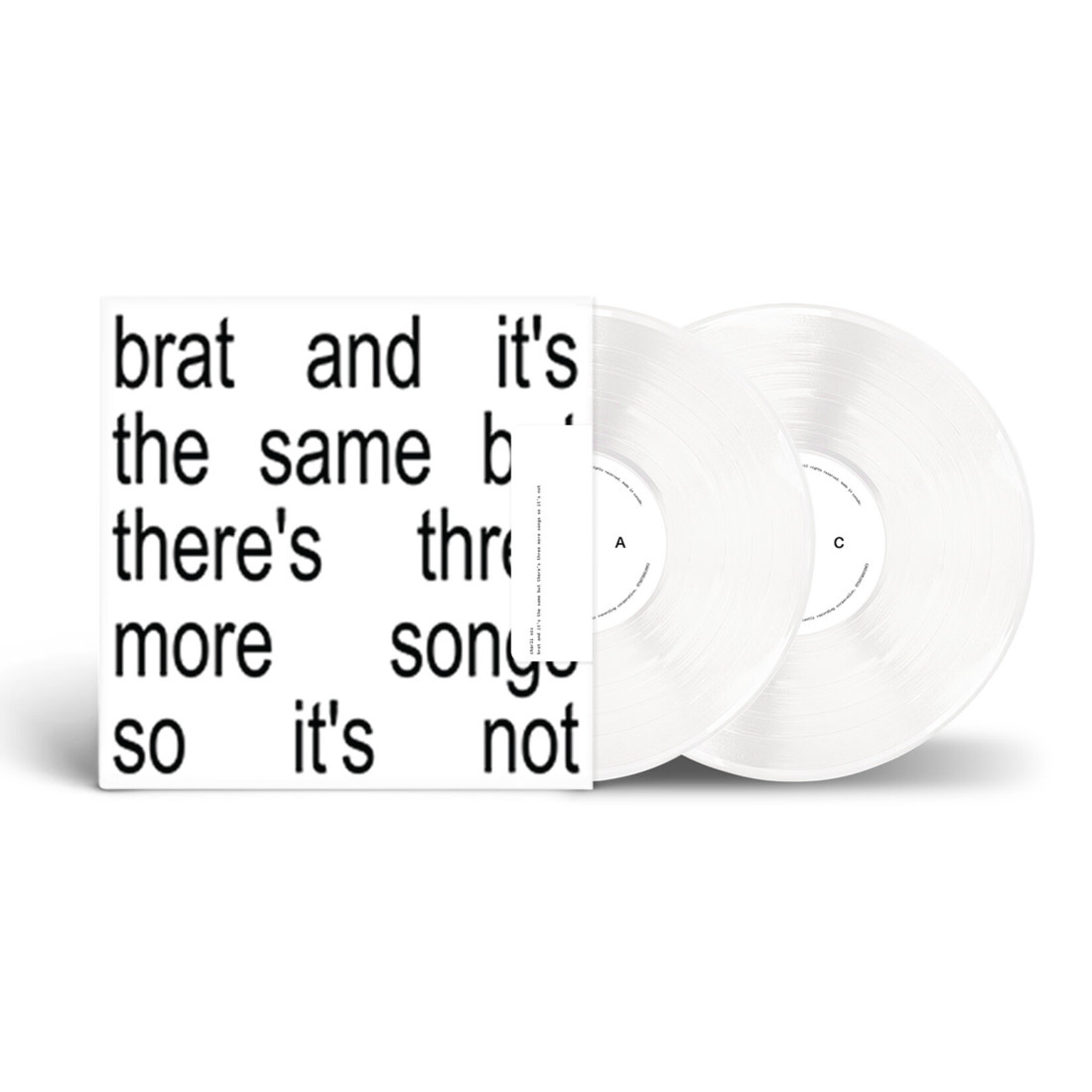 Atlantic Charli XCX - BRAT and it's the same but there's three more songs so it's not (2LP) [White]