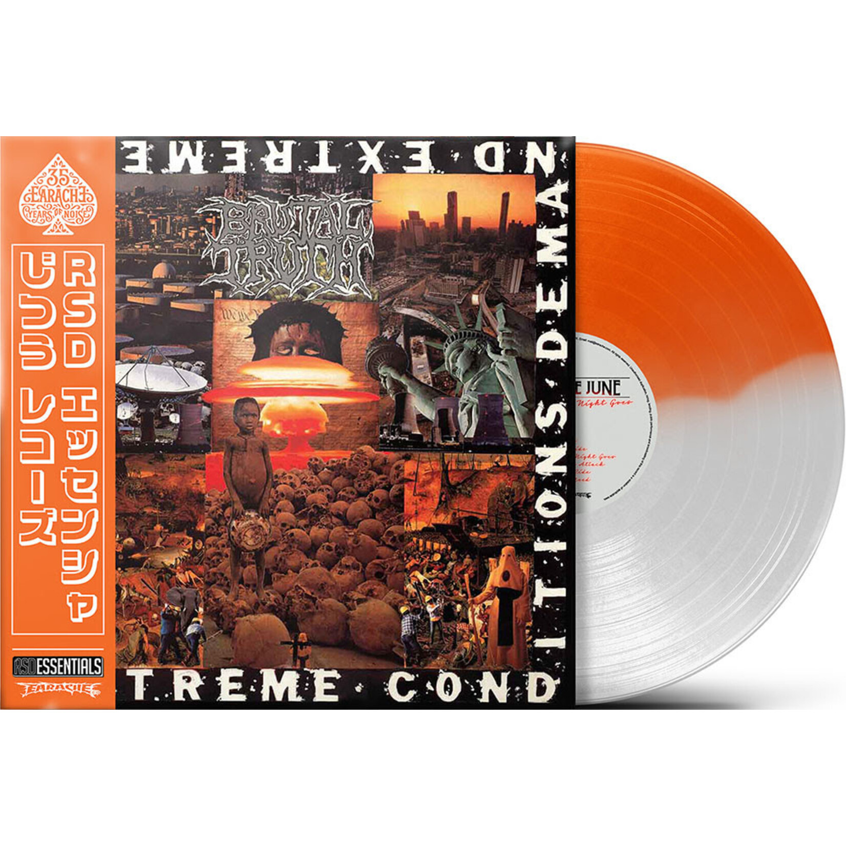 RSD Essential Brutal Truth - Extreme Conditions (LP) [Orange/White Split]