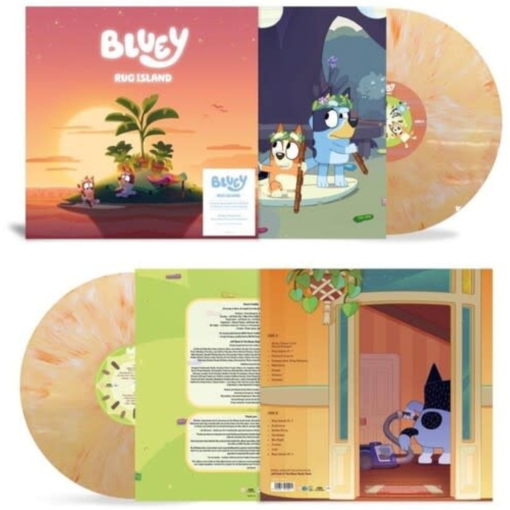 Demon PRE-ORDER Bluey - Rug Island OST (LP) [Orange]