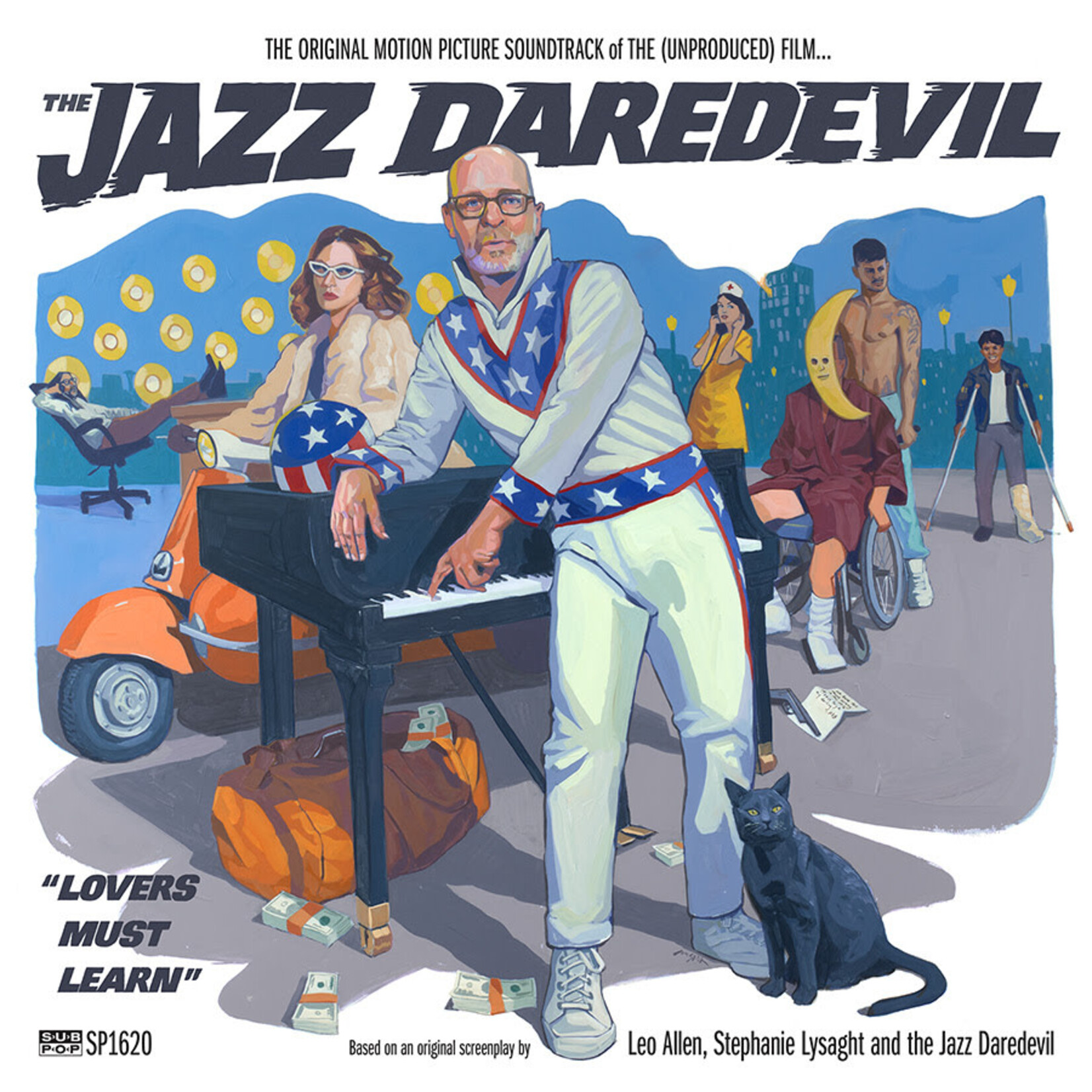 Sub Pop Jon Benjamin - The Original Motion Picture Soundtrack of The (Unproduced) Film...The Jazz Daredevil (LP) [Silver]