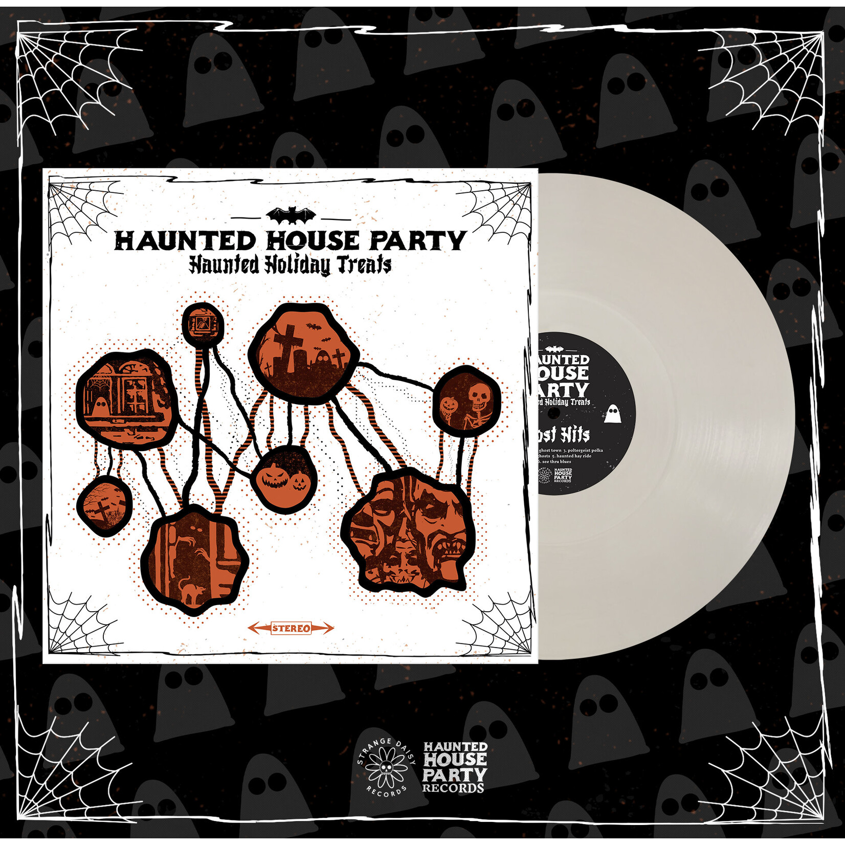 Strange Daisy Haunted House Party - Haunted Holiday Treats (LP) [Milky Clear]