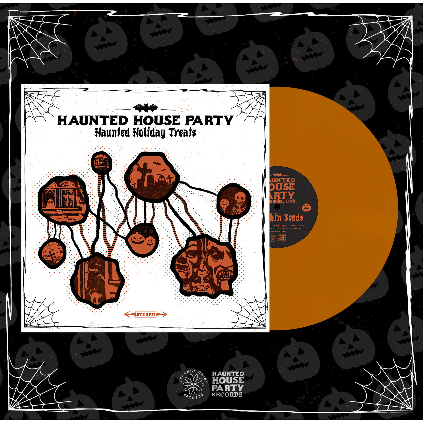 Strange Daisy Haunted House Party - Haunted Holiday Treats (LP) [Pumpkin]