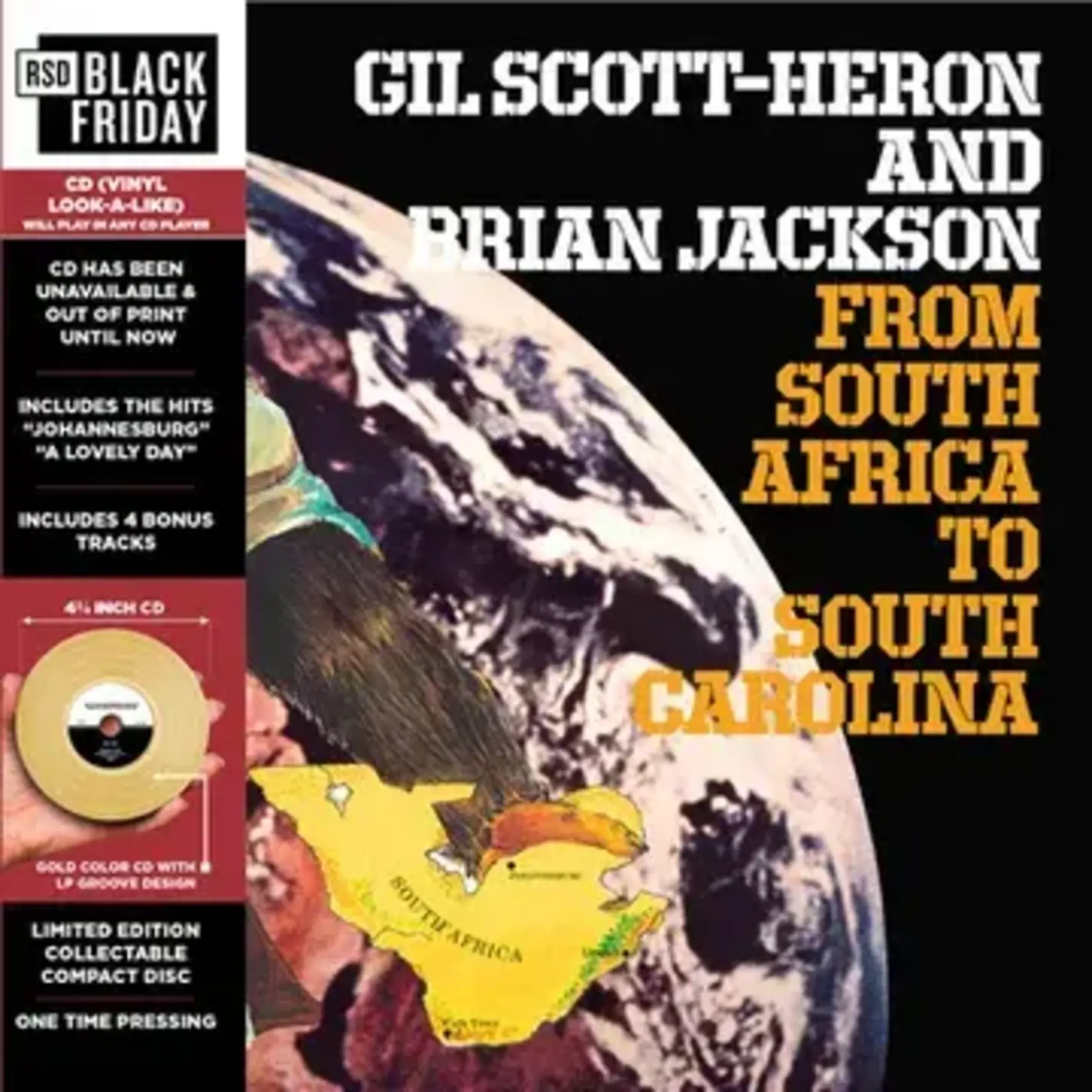 RSD Black Friday RSD Black Friday 2024 | Gil Scott-Heron And Brian Jackson - From South Africa To South Carolina (CD)