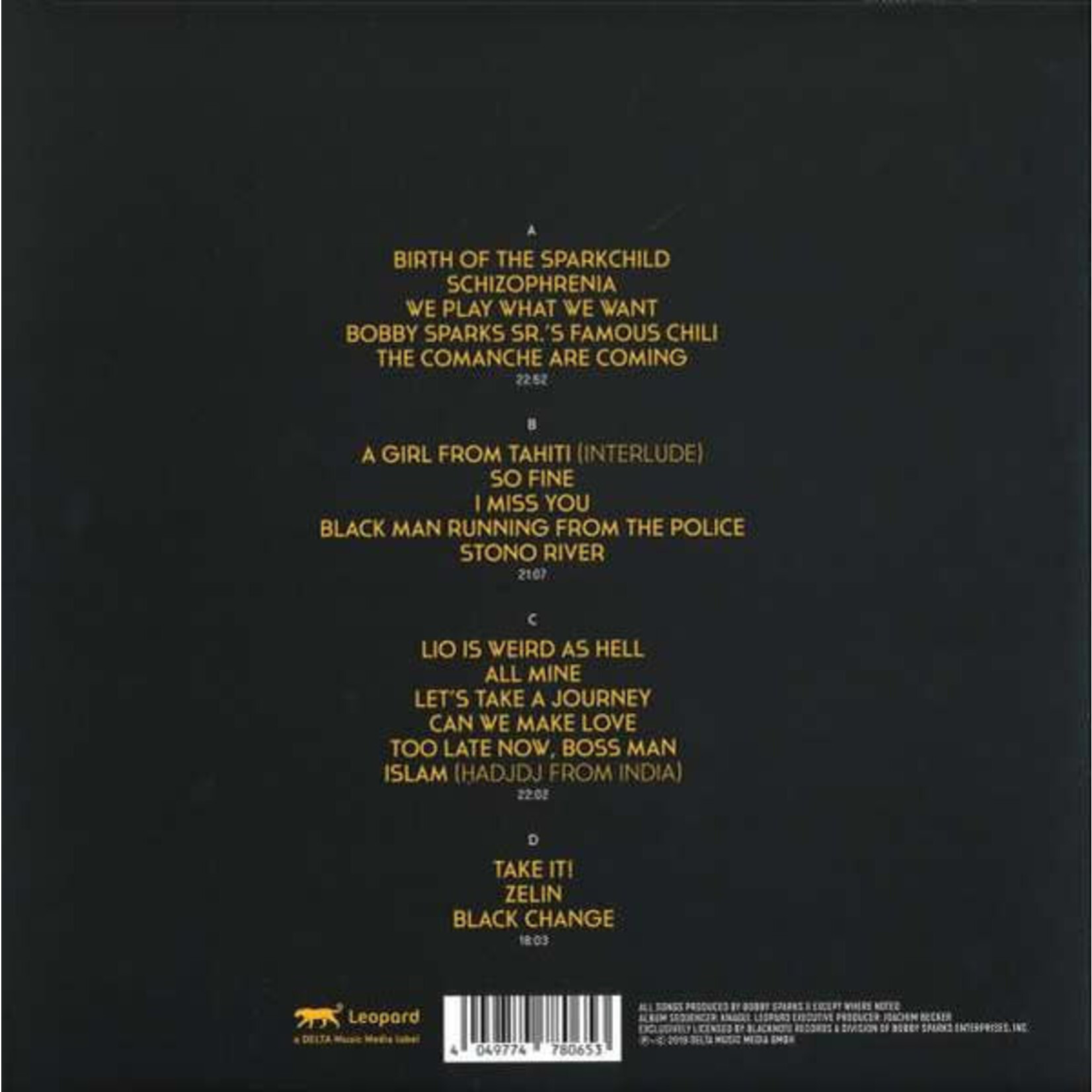 Bobby Sparks II - Schizophrenia: The Yang Project (2LP)