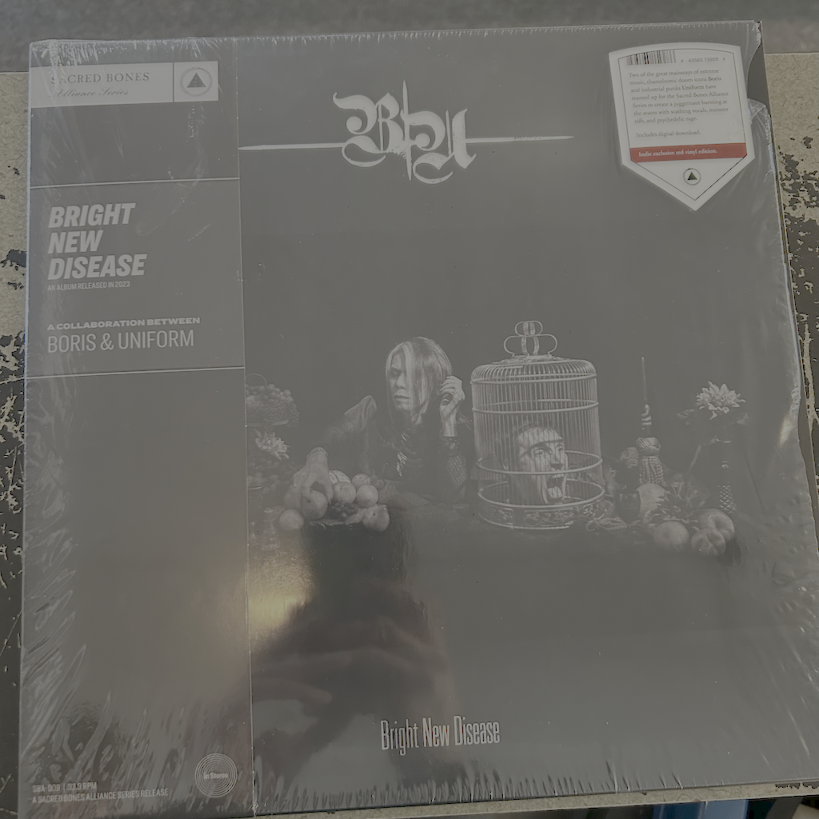 Sacred Bones Boris & Uniform - Bright New Disease (LP) [SIGNED Red]