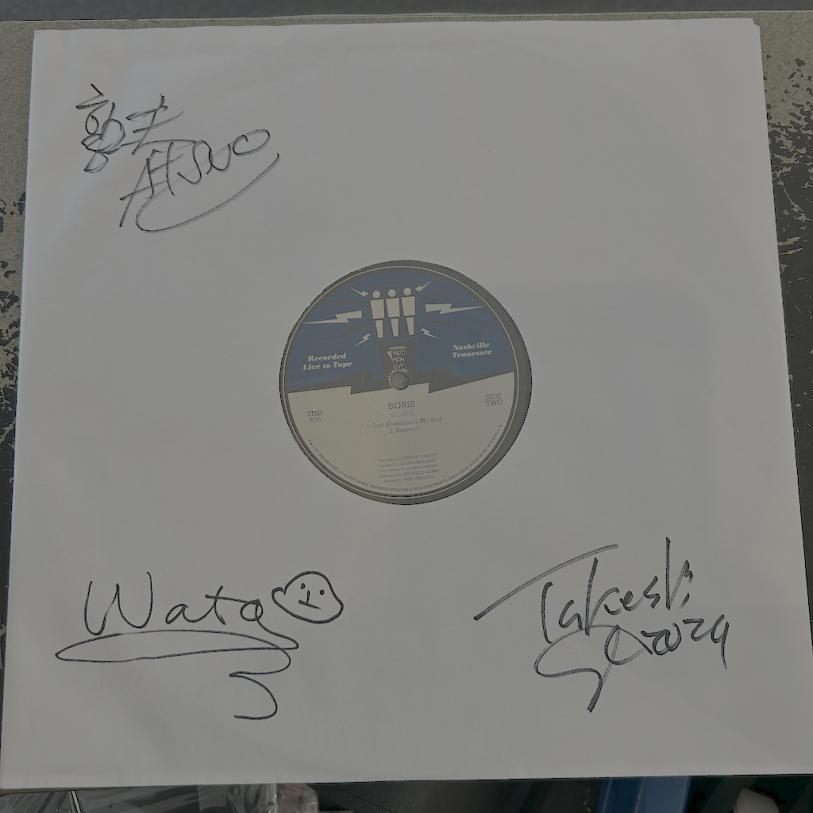 Third Man Boris - Live at Third Man (12") [SIGNED]
