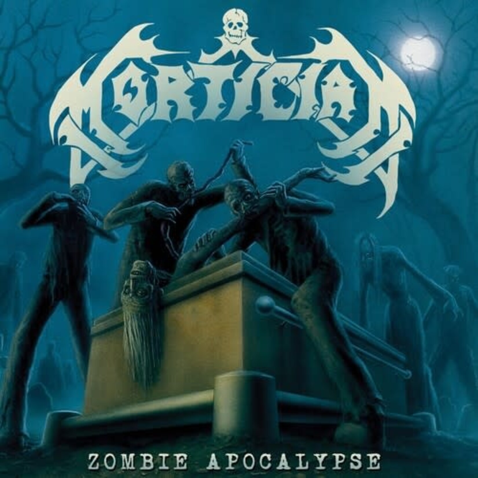 Relapse Mortician - Zombie Apocalypse (LP) [Sea Blue Splatter]