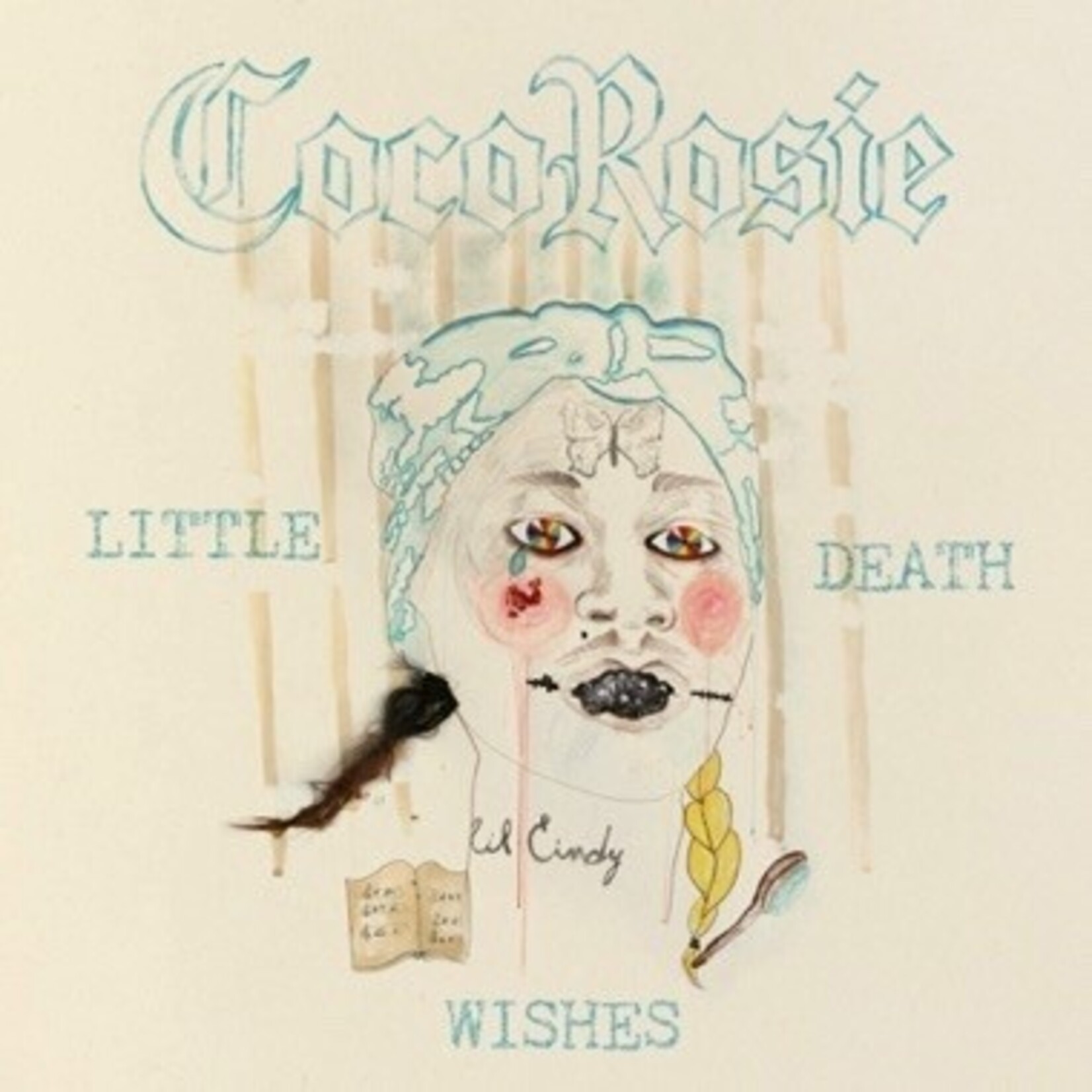 Joyful Noise Recordings CocoRosie - Little Death Wishes (LP) [Teardrop Aqua]