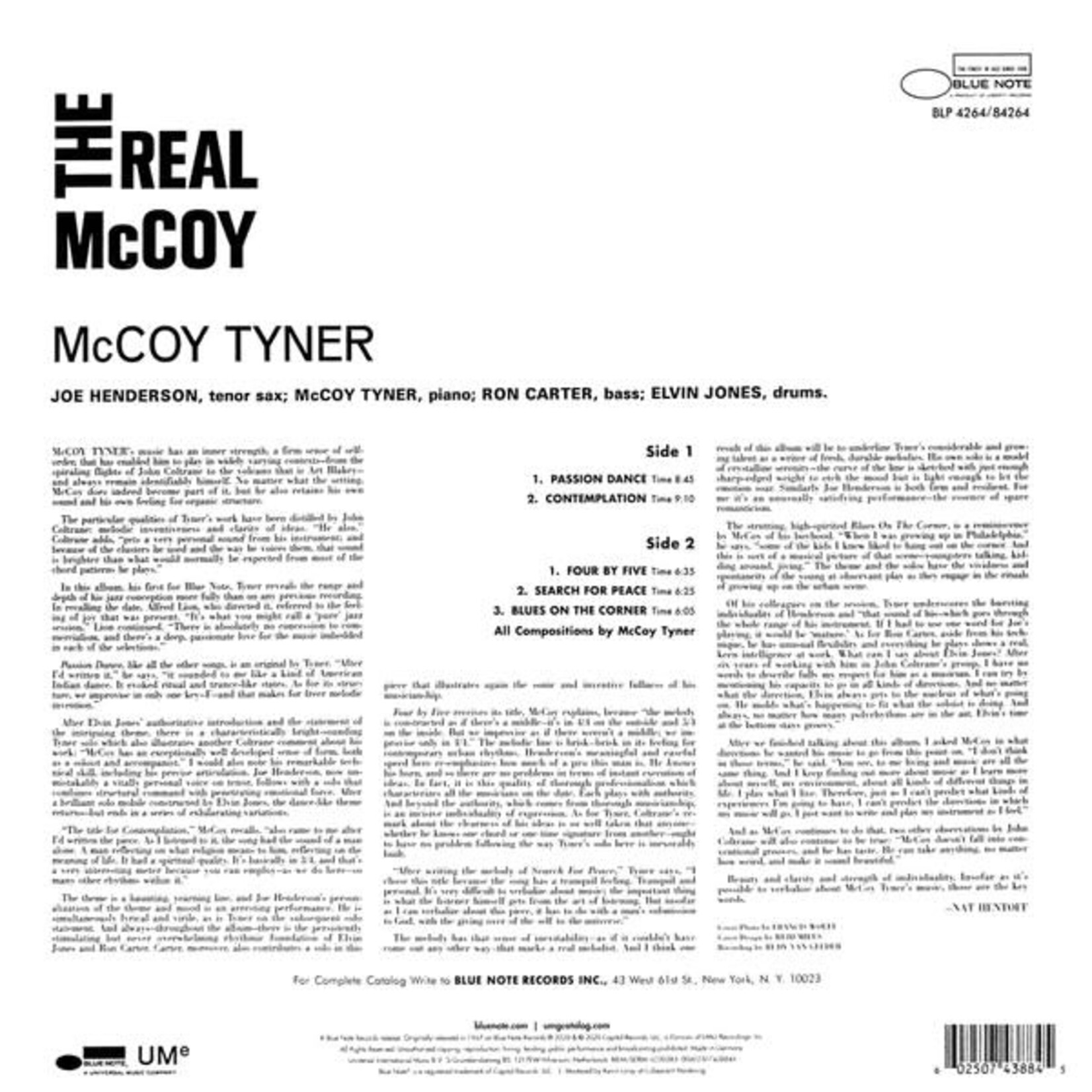 Blue Note McCoy Tyner - The Real Mccoy (LP)