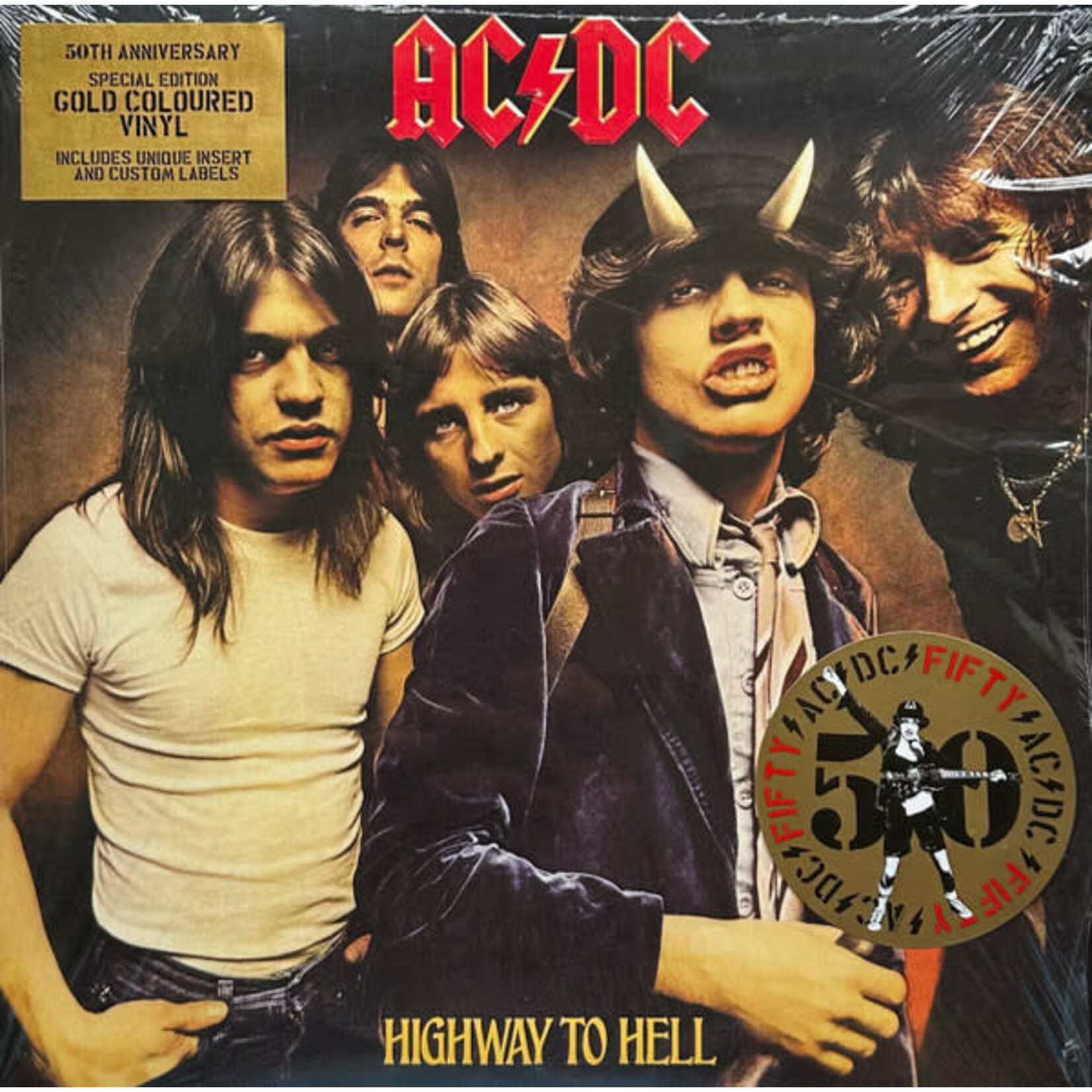 Epic AC/DC - Highway to Hell (LP) [Gold Vinyl]