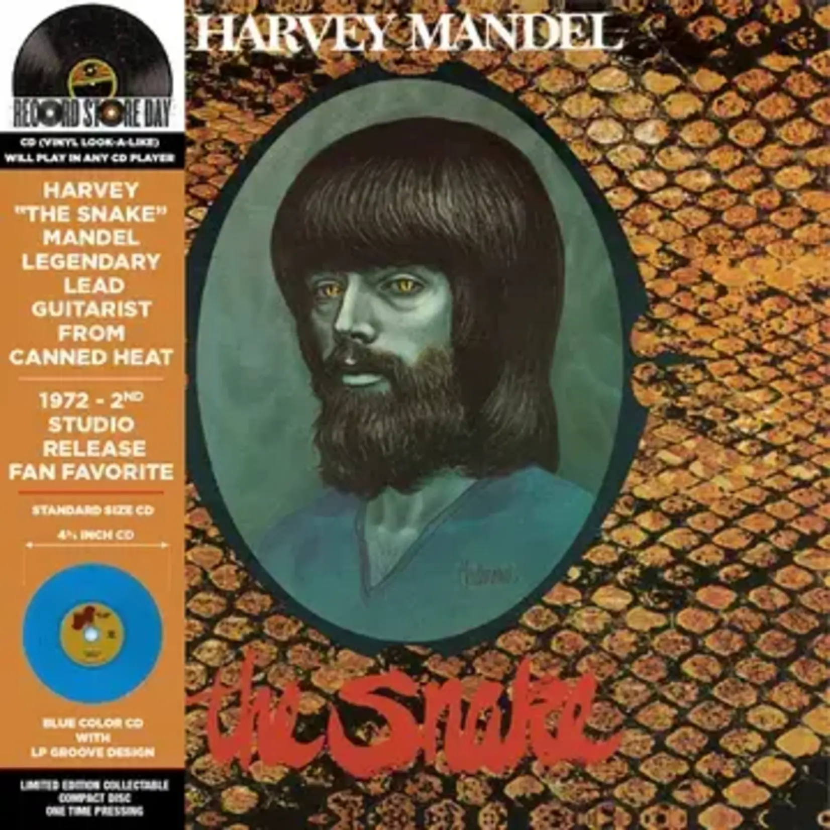 Record Store Day 2025 Harvey Mandel  - The Snake (LP) [Turquoise]