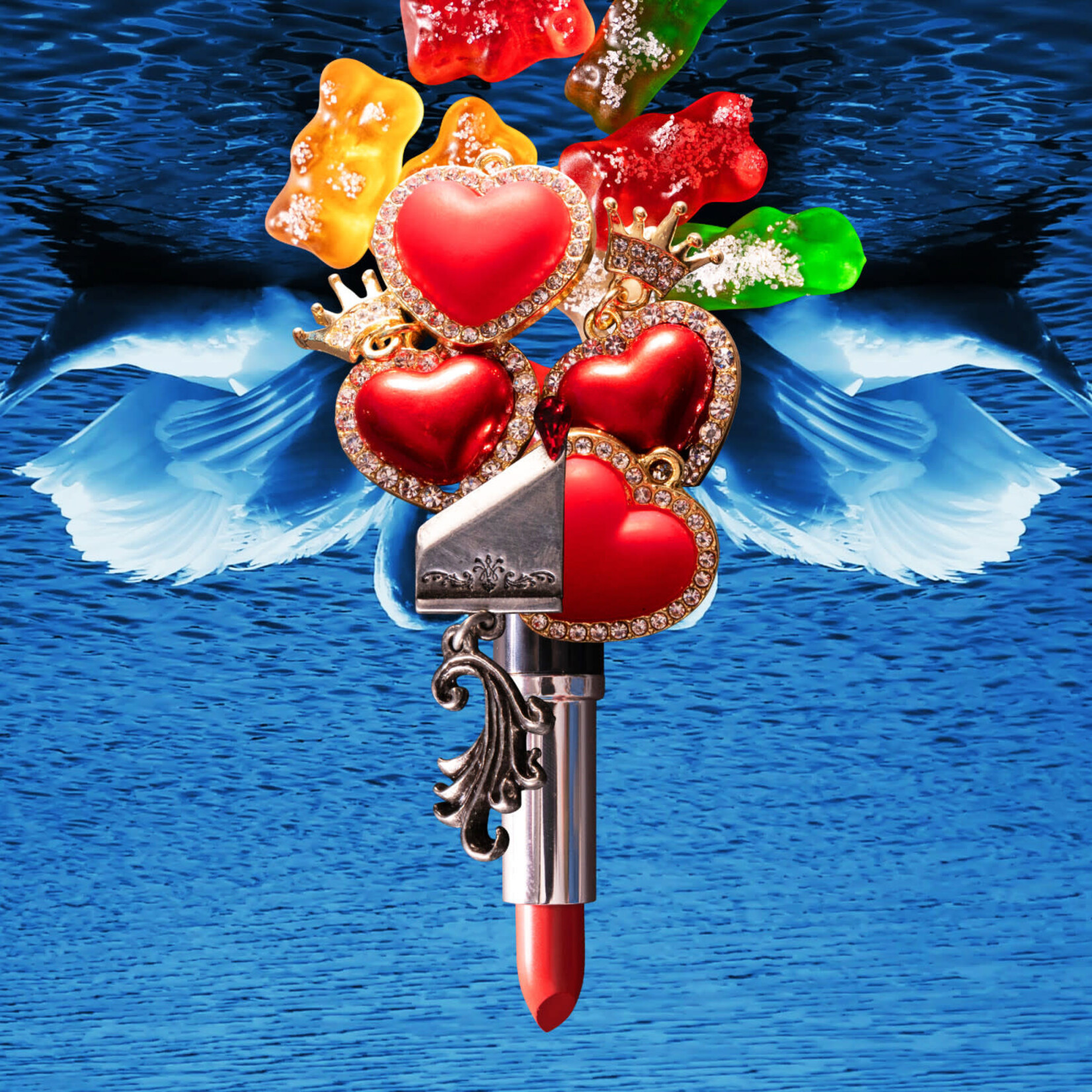 Mom+Pop Sleigh Bells - Bunky Becky Birthday Boy (LP) [Pink/Blue Splater]