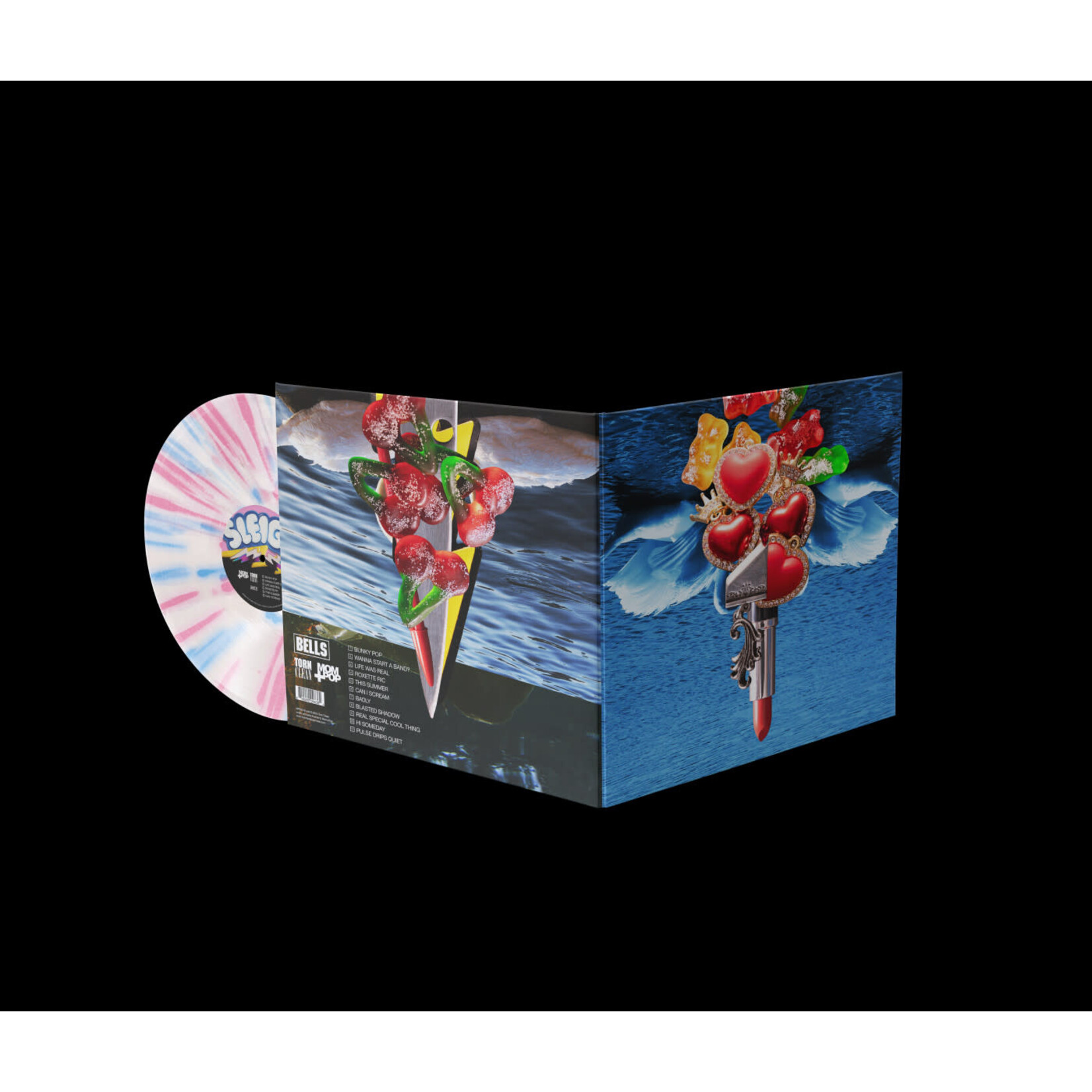 Mom+Pop Sleigh Bells - Bunky Becky Birthday Boy (LP) [Pink/Blue Splater]