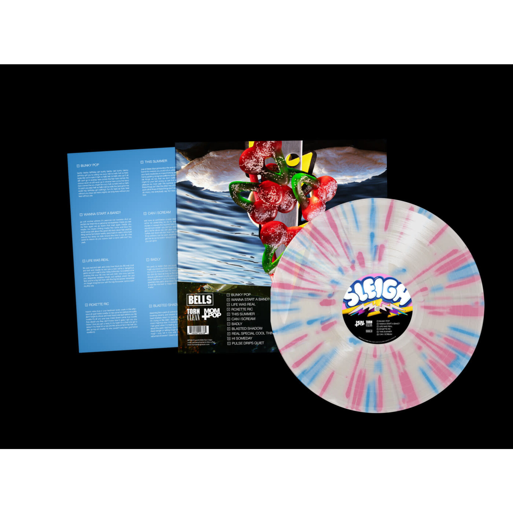 Mom+Pop Sleigh Bells - Bunky Becky Birthday Boy (LP) [Pink/Blue Splater]
