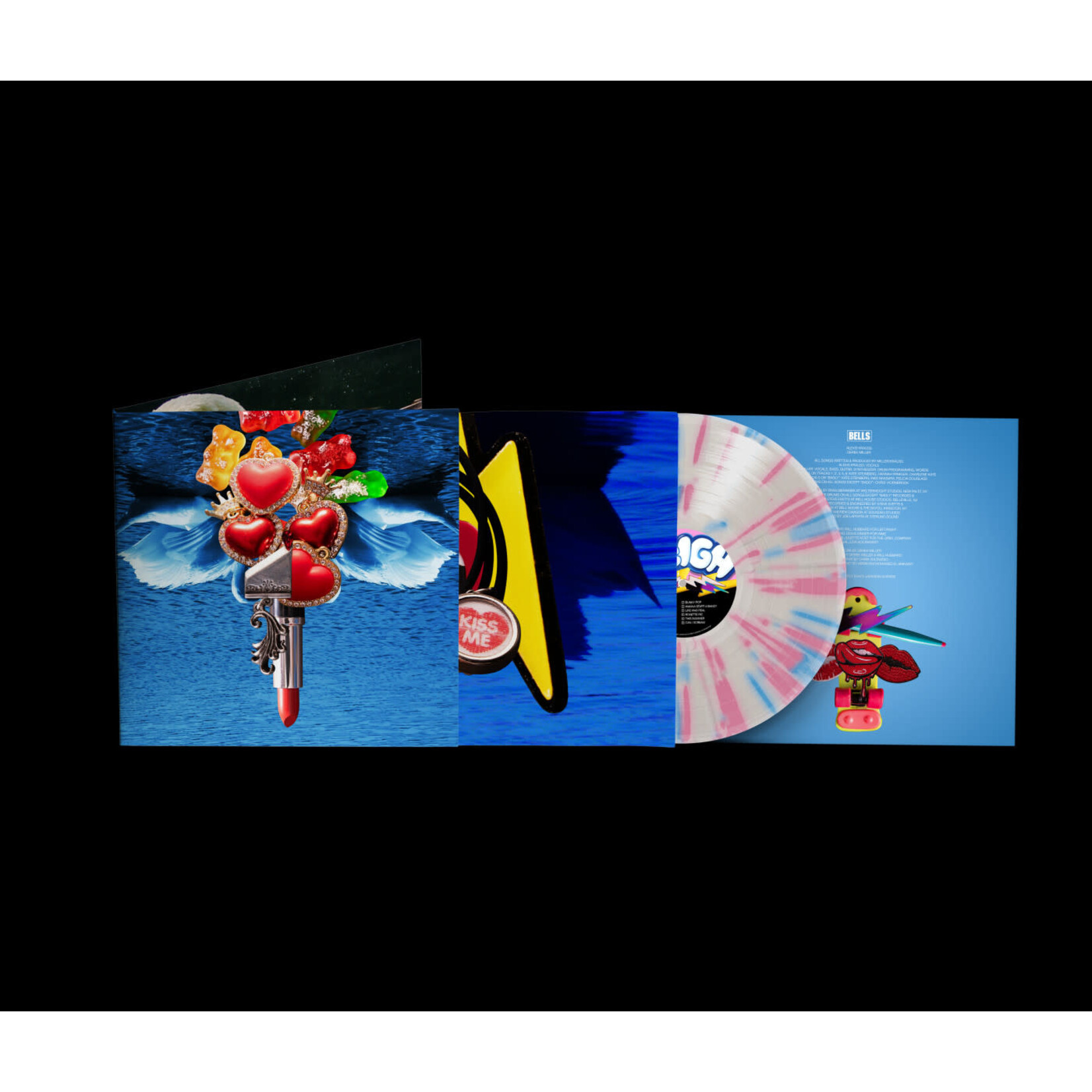 Mom+Pop Sleigh Bells - Bunky Becky Birthday Boy (LP) [Pink/Blue Splater]