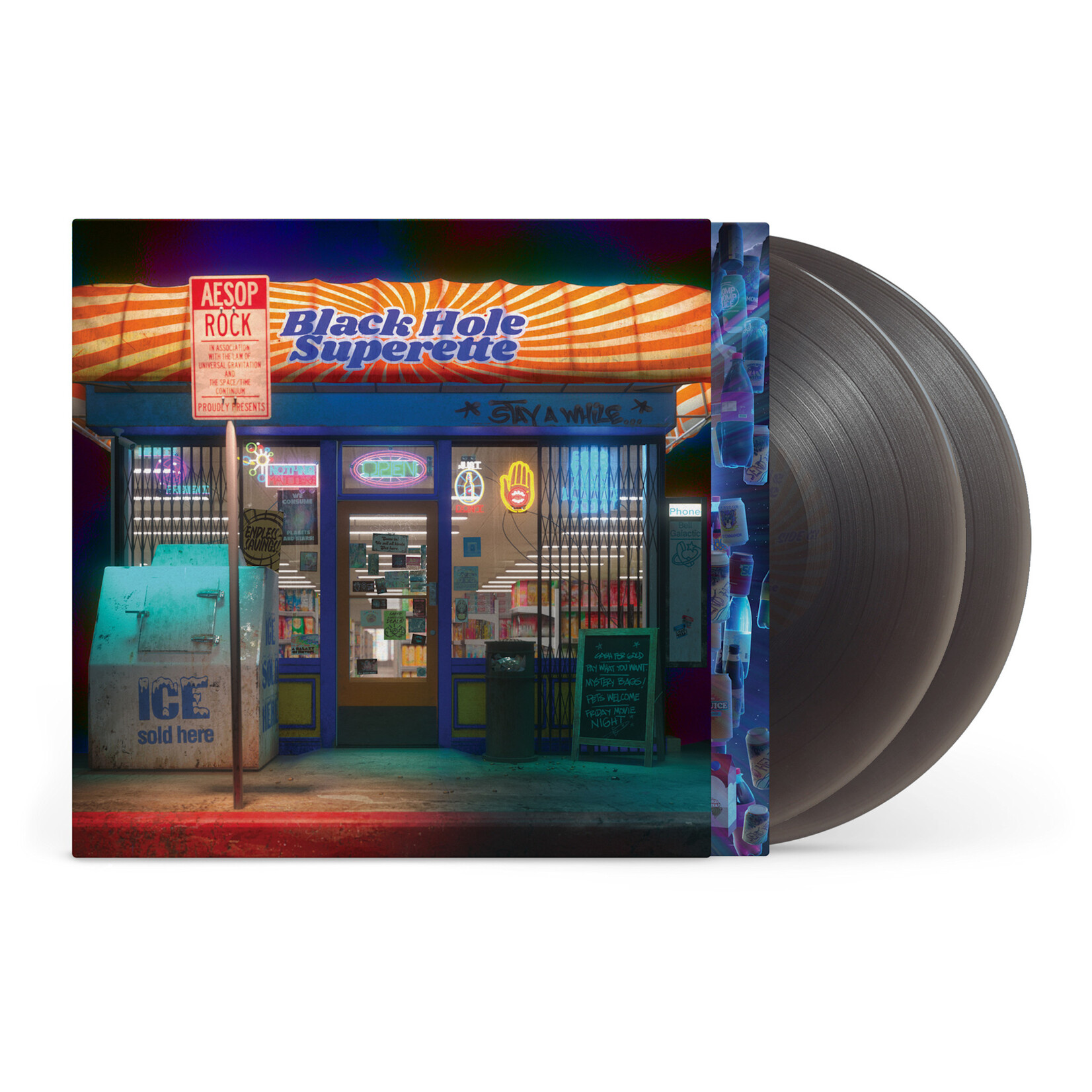 Rhymesayers Entertainment Aesop Rock - Black Hole Superette (LP) [Black Ice]