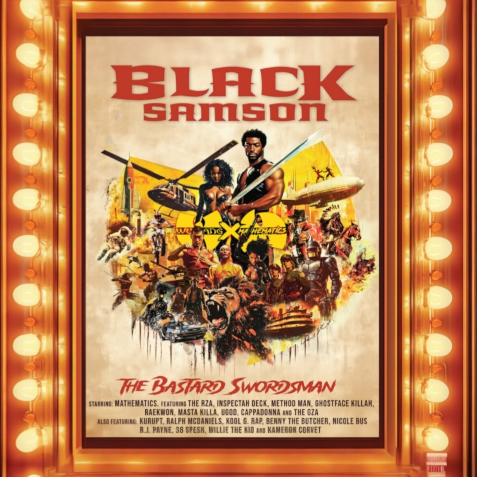 Wu-Tang and Mathematics - Black Samson, The Bastard Swordsman: Wu-Tang, The Saga Continues Collection (LP)