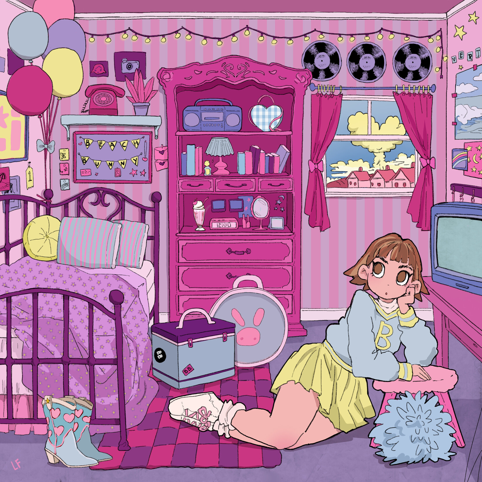PRE-ORDER 08/08/25 | Beach Bunny - Tunnel Vision (LP) [Baby Pink]