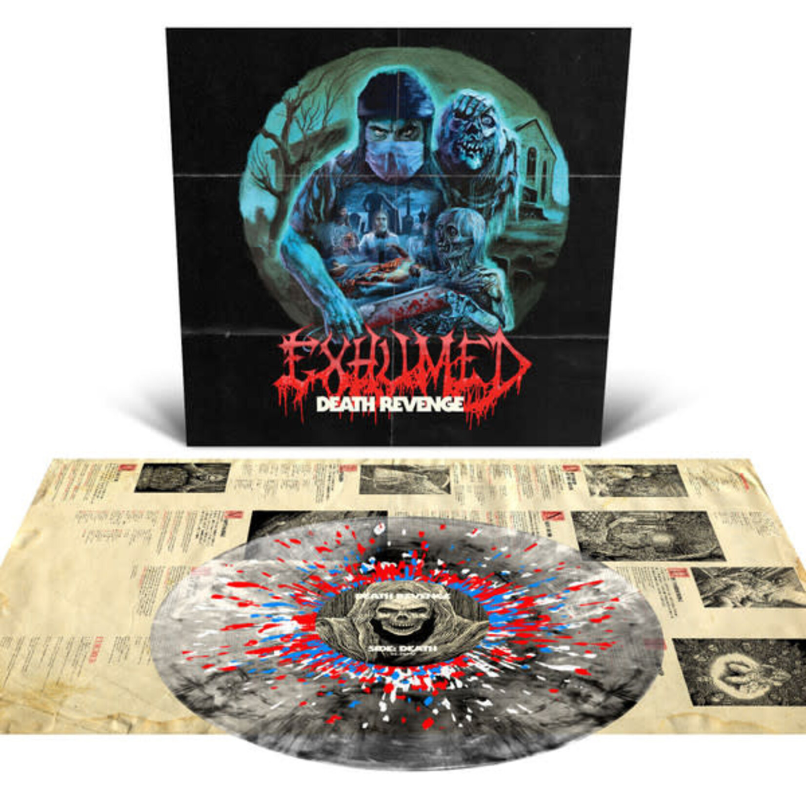 Relapse Exhumed - Death Revenge (LP) [Quad Splatter]