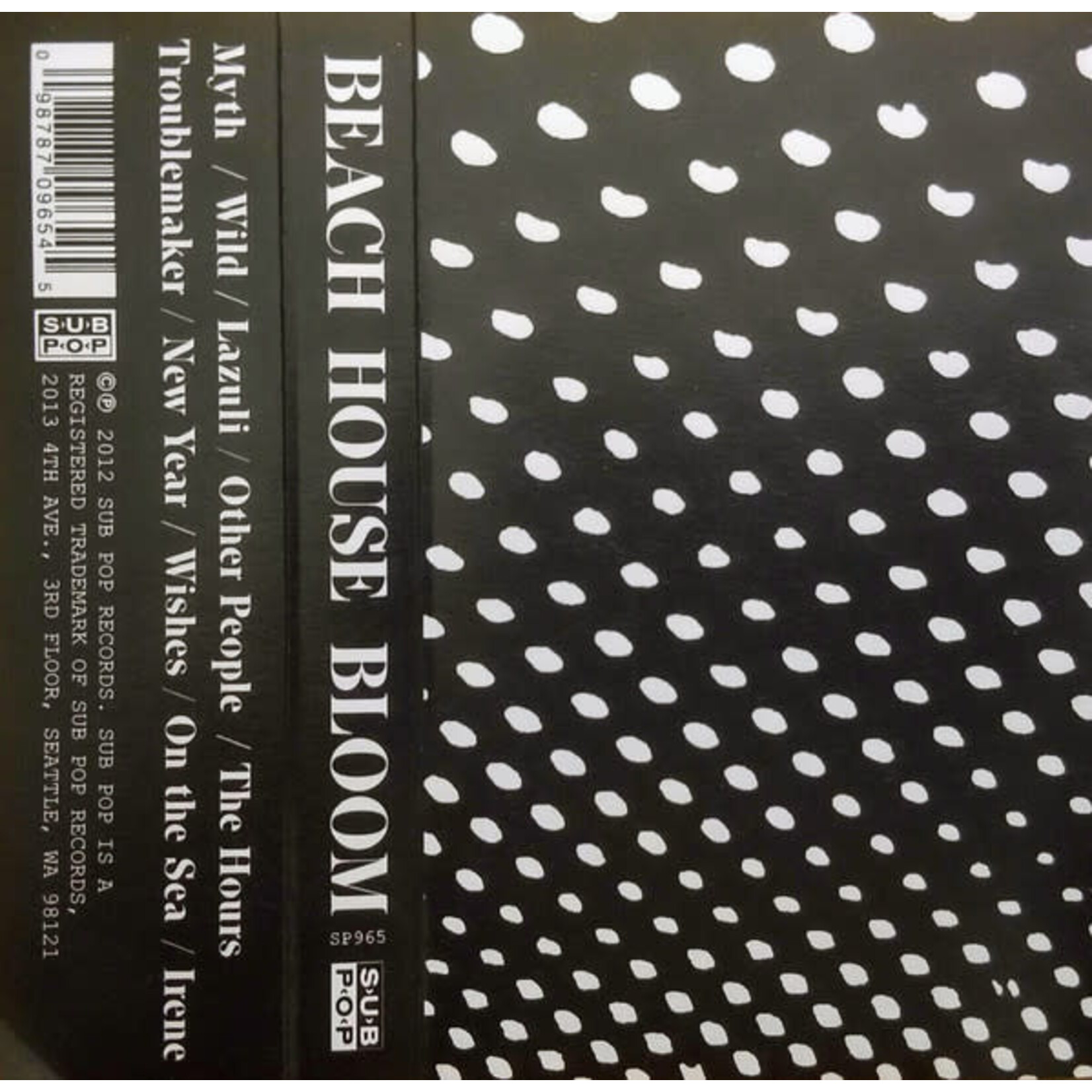 Sub Pop Beach House - Bloom (Tape)