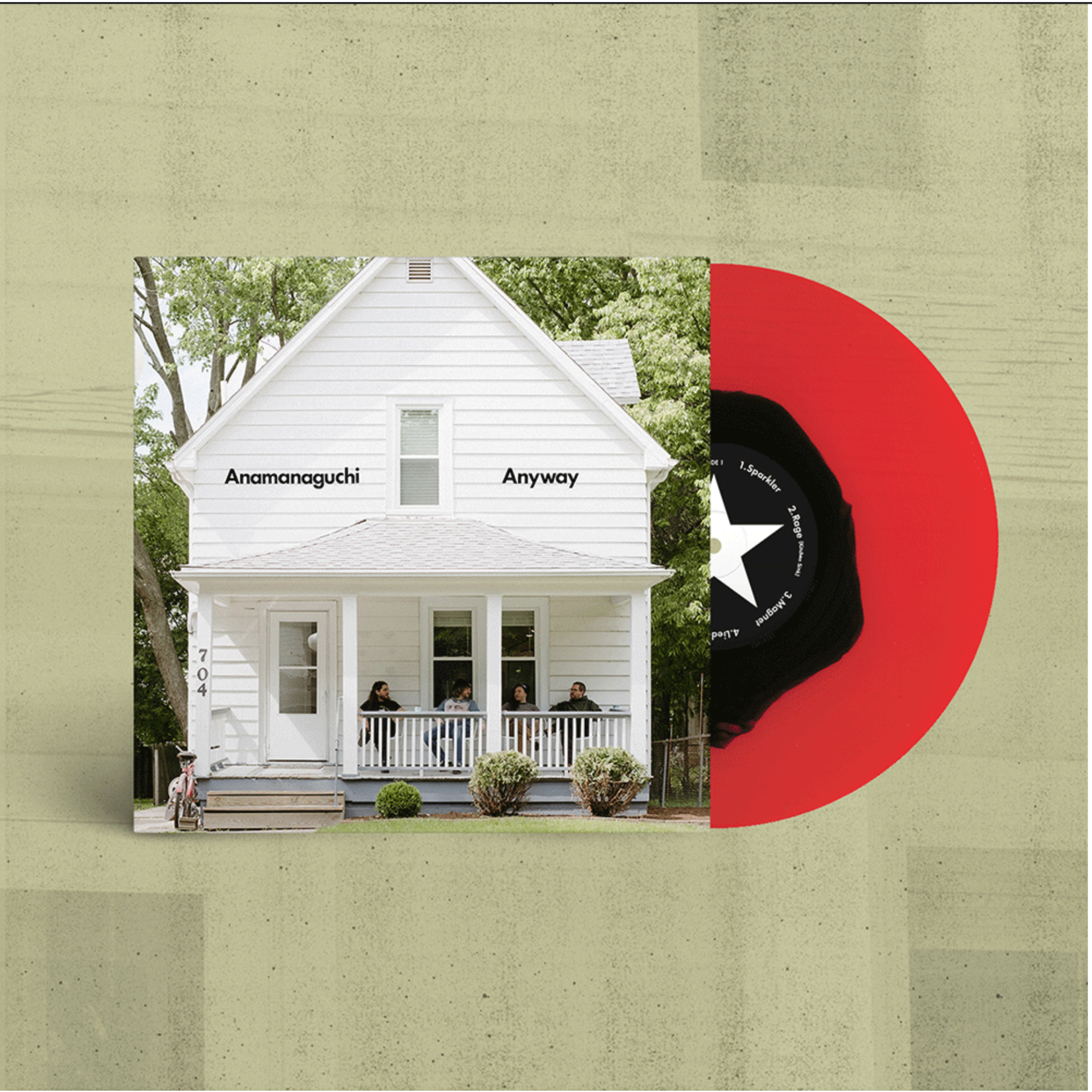 Polyvinyl Anamanaguchi - Anyway (LP) [Black in Red]