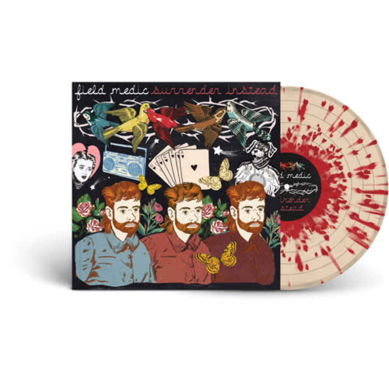 PRE-ORDER 08/08/25 | Field Medic - Surrender Instead (LP) [Bone/Red Splatter]