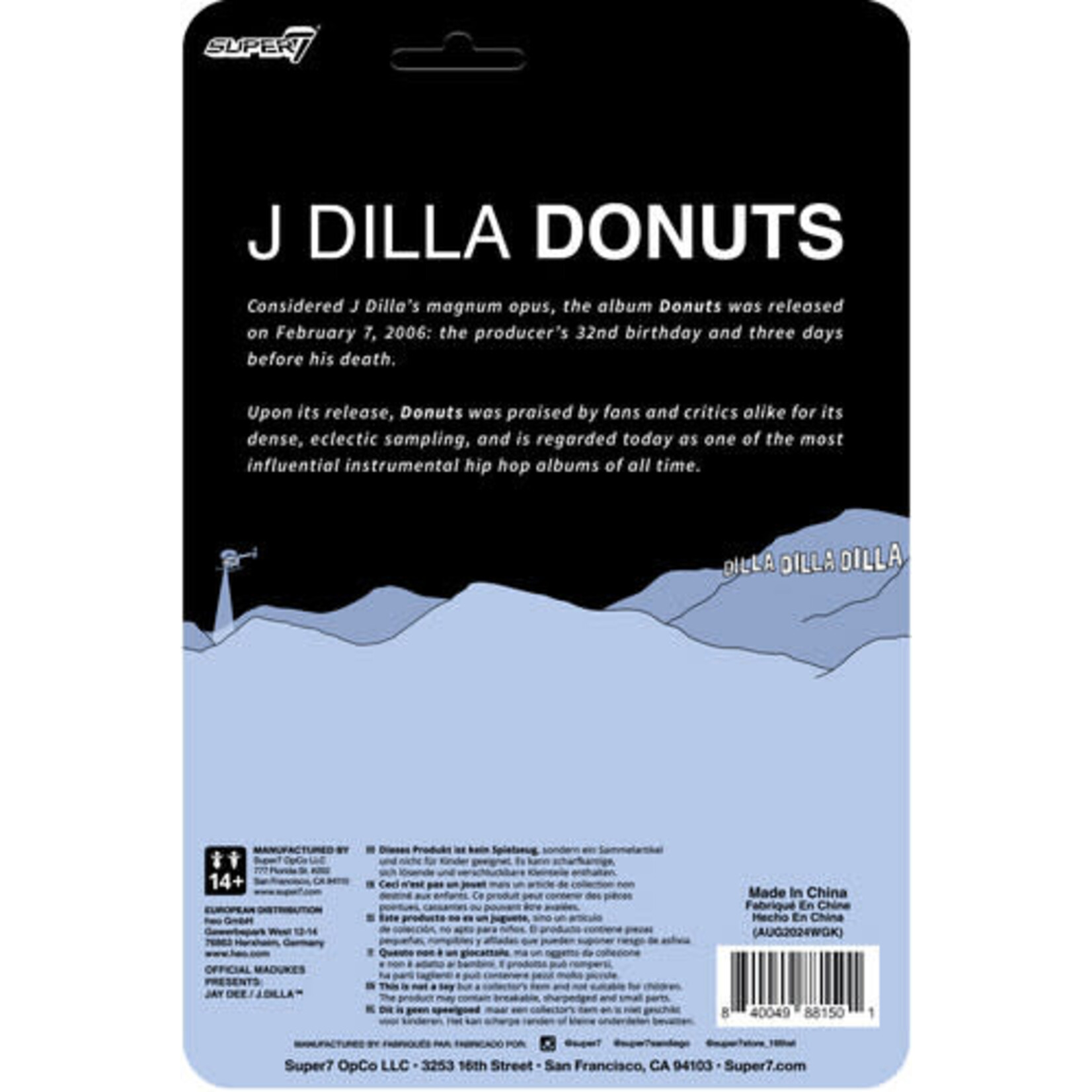 Super7 J Dilla (ReAction Figure)