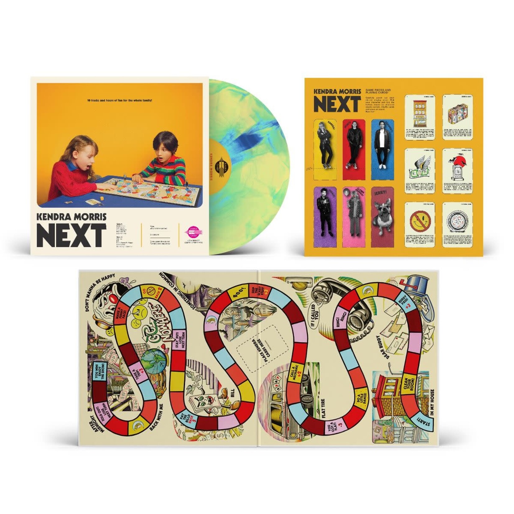 Kendra Morris - Next (LP) [Blue & Yellow Galaxy Swirl]