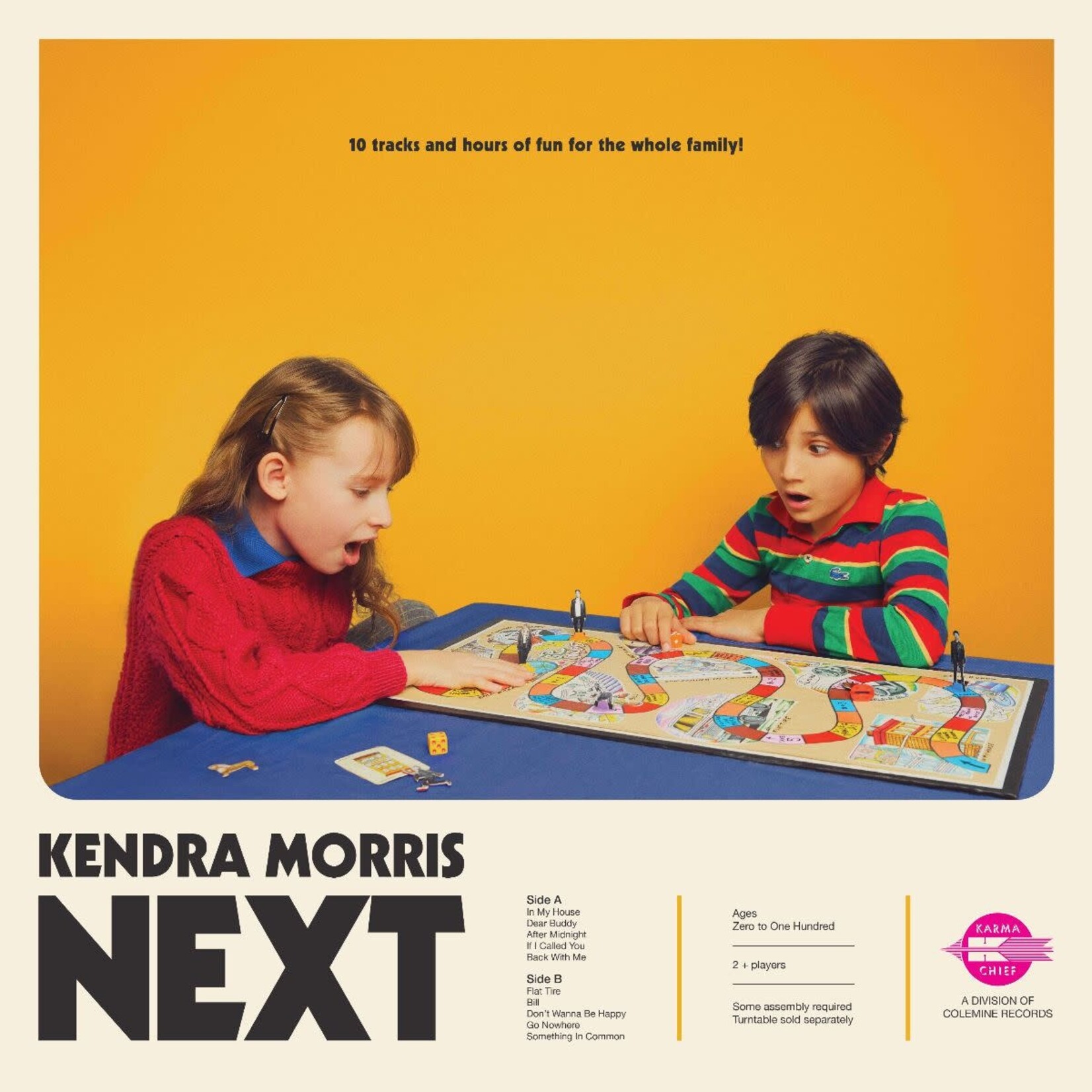 Kendra Morris - Next (LP) [Blue & Yellow Galaxy Swirl]
