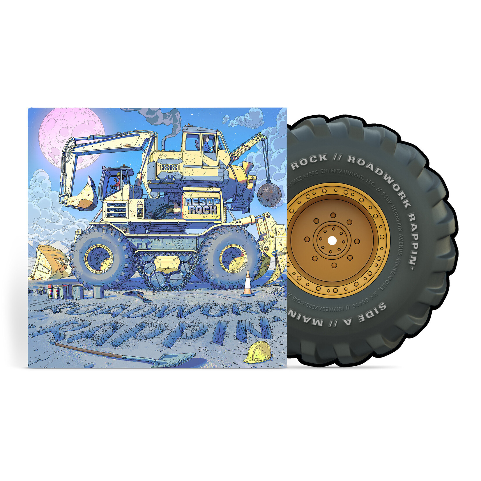 Rhymesayers Entertainment Aesop Rock - Roadwork Rappin' (7") [Die-Cut]