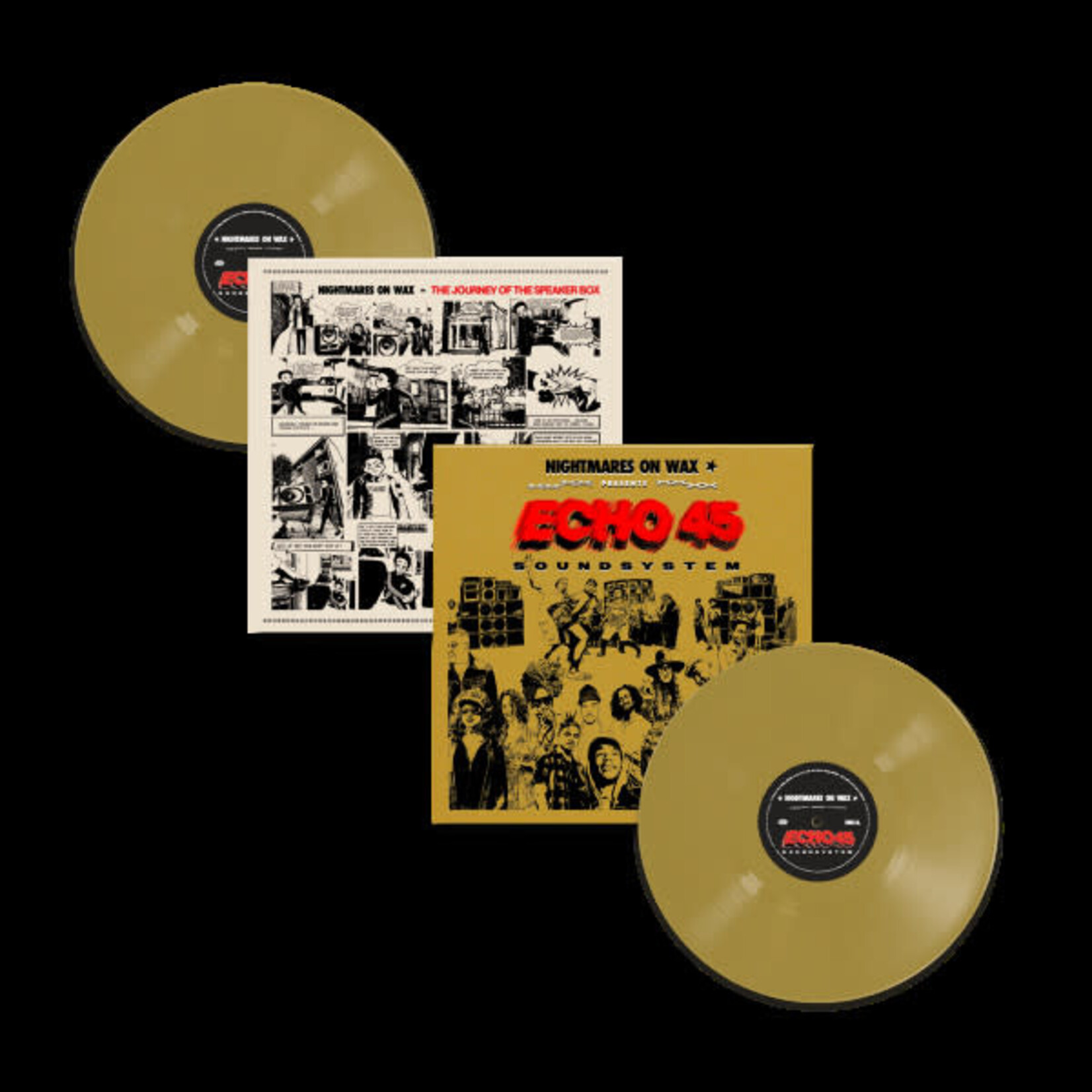 Warp PRE-ORDER 12/05/25 | Nightmares On Wax - Echo45 Sound System (2LP) [Gold]