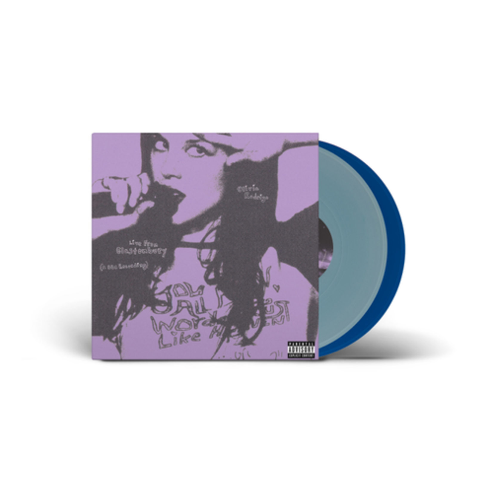 Geffen PRE-ORDER 12/05/25 | Olivia Rodrigo - Live From Glastonbury: A BBC Recording (2LP) [Light Blue / Cobalt]
