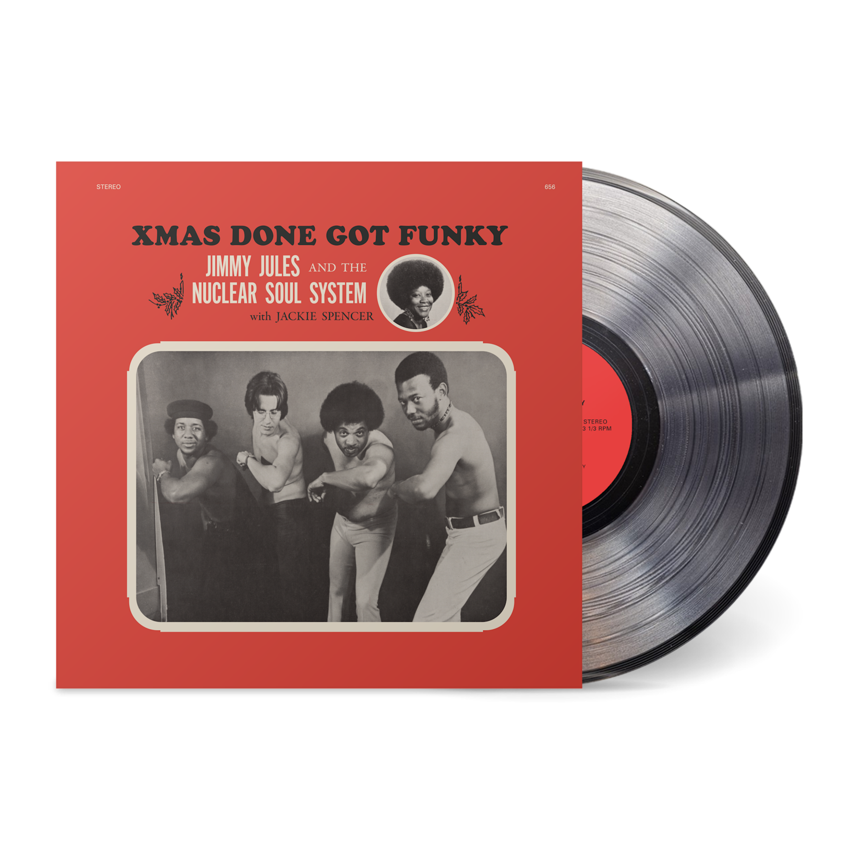 Numero Group PRE-ORDER 11/28/25 | Jimmy Jules & The Nuclear Soul System - Xmas Done Got Funky (LP) [Crystal Clear]