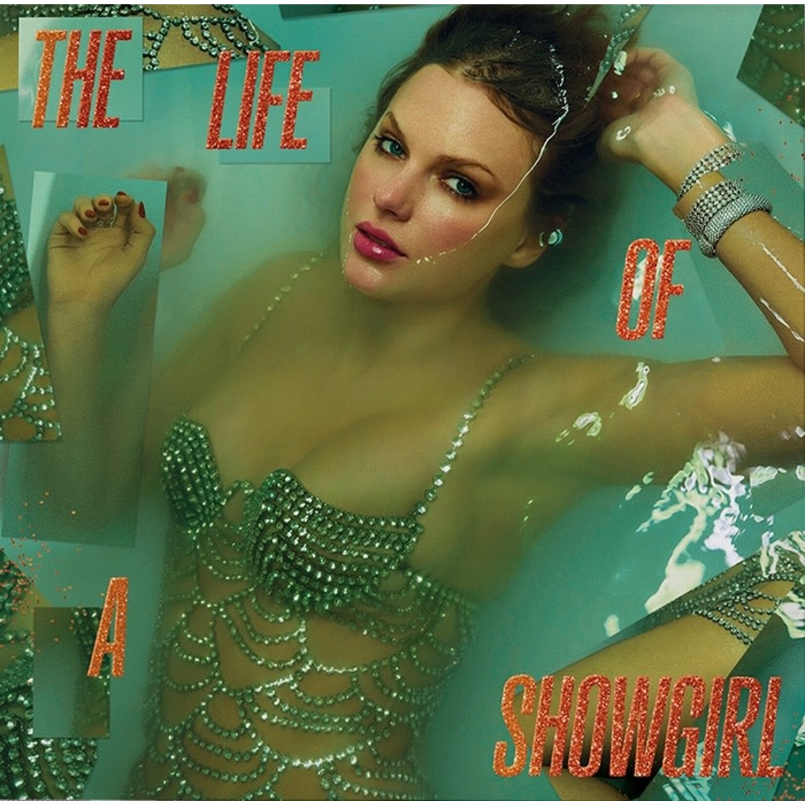 Taylor Swift - The Life of a Showgirl (LP) [Sweat + Vanilla Perfume Portofino Orange Glitter]