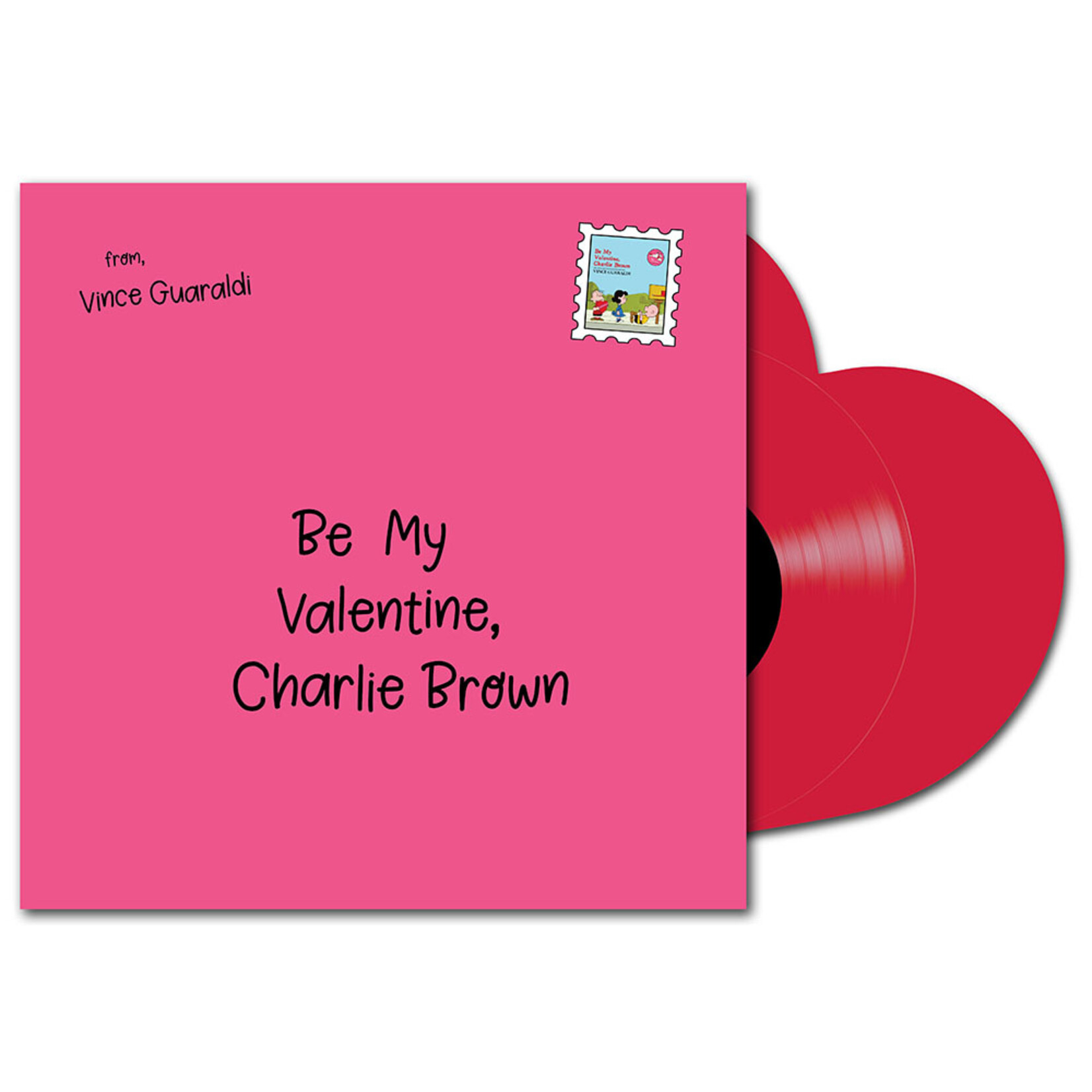 PRE-ORDER 01/23/26 | Vince Guaraldi - Be My Valentine, Charlie Brown (12") [Heart Shaped]
