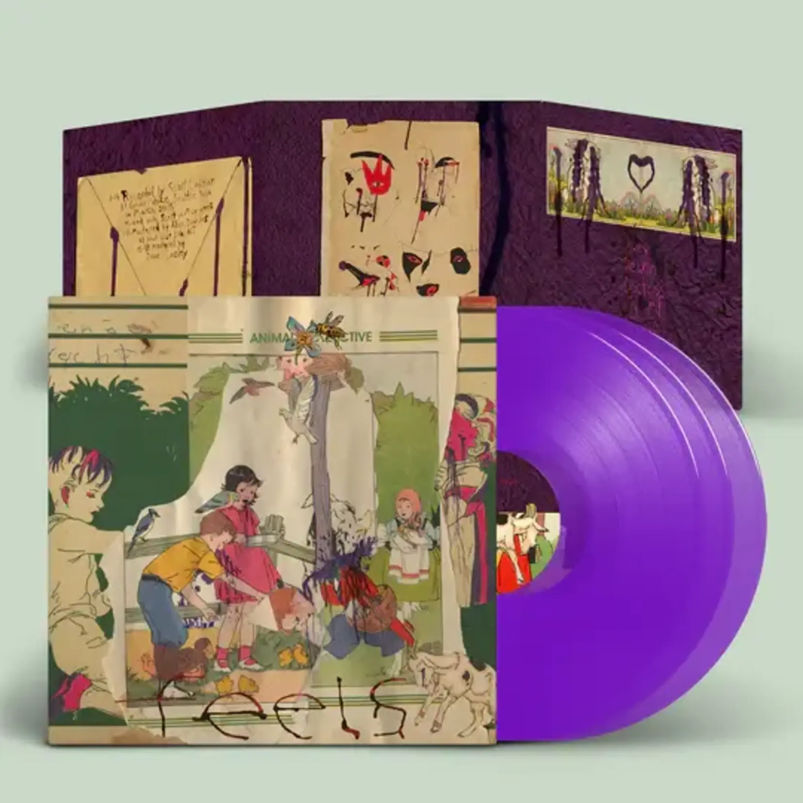 Domino Animal Collective - Feels (3LP) [20th Purple]