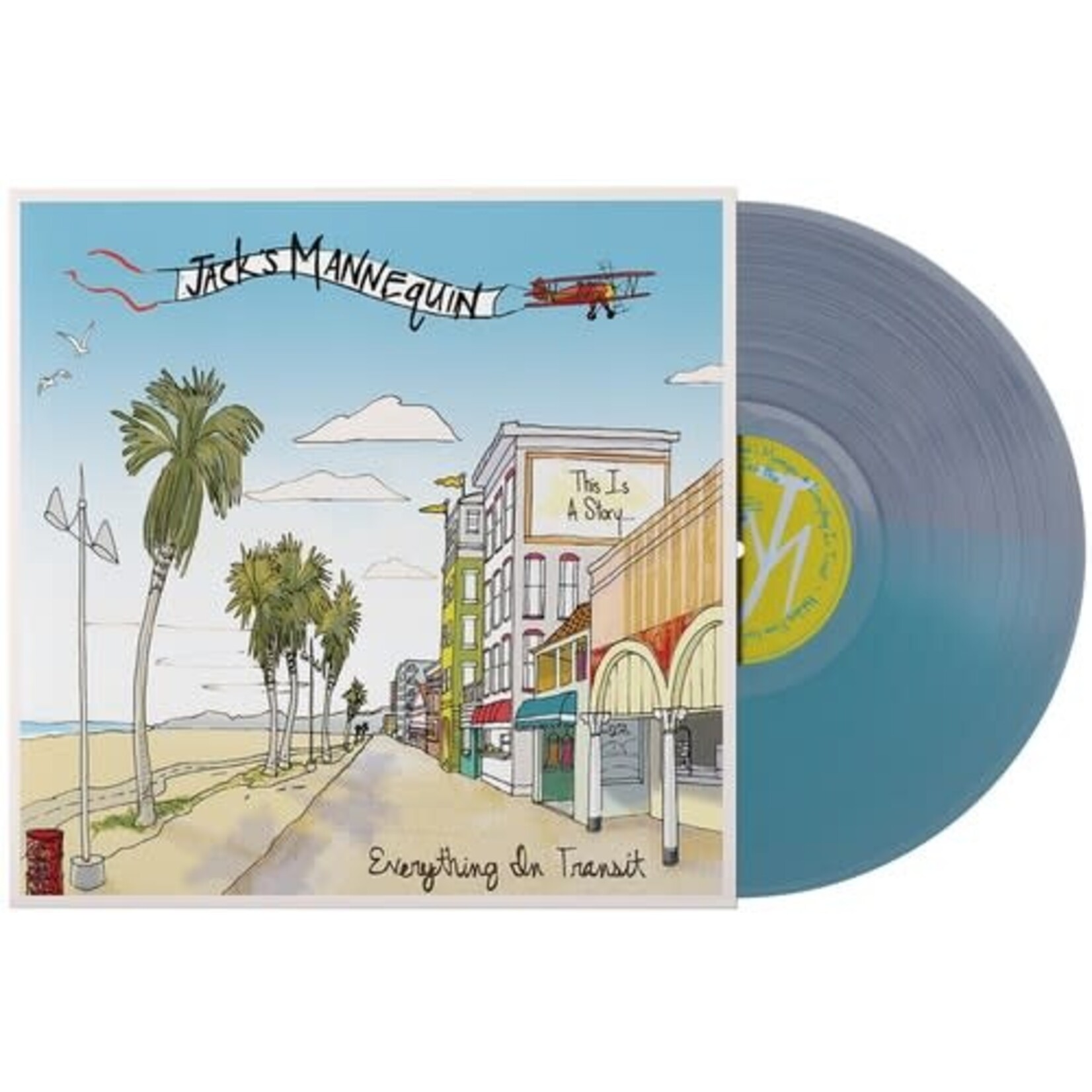 PRE-ORDER 12/12/25 | Jack's Mannequin - Everything In Transit (LP) [IEX Clear/Blue]