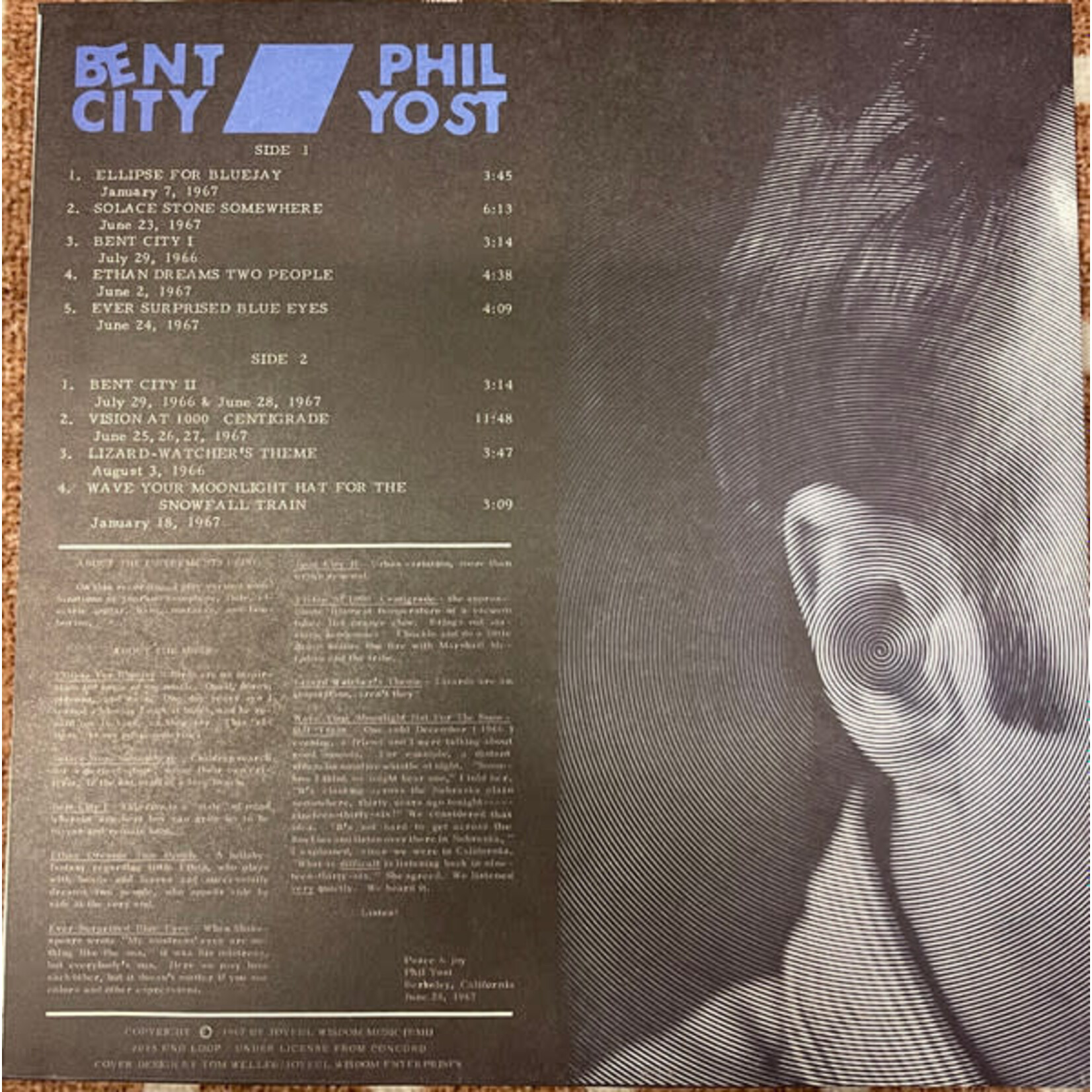 Phil Yost - Bent City (LP)
