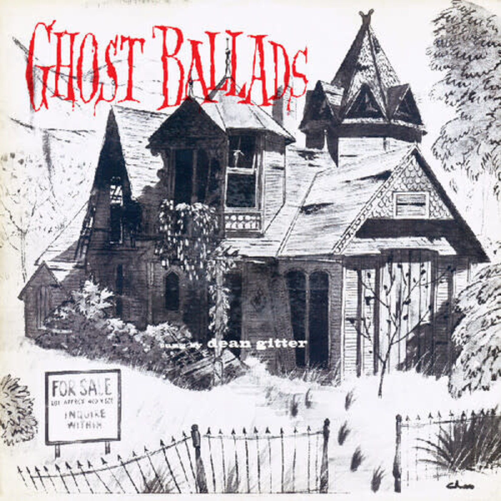 Real Gone Dean Gitter - Ghost Ballads (LP) [Clear/Orange]