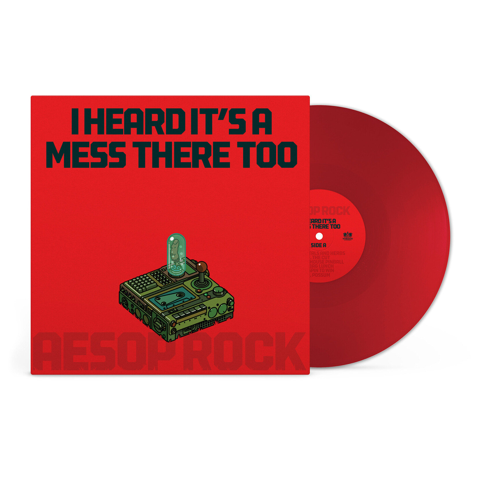 Rhymesayers Entertainment PRE-ORDER 12/12/25 | Aesop Rock - I Heard It’s A Mess There Too (LP) [Apple Red]