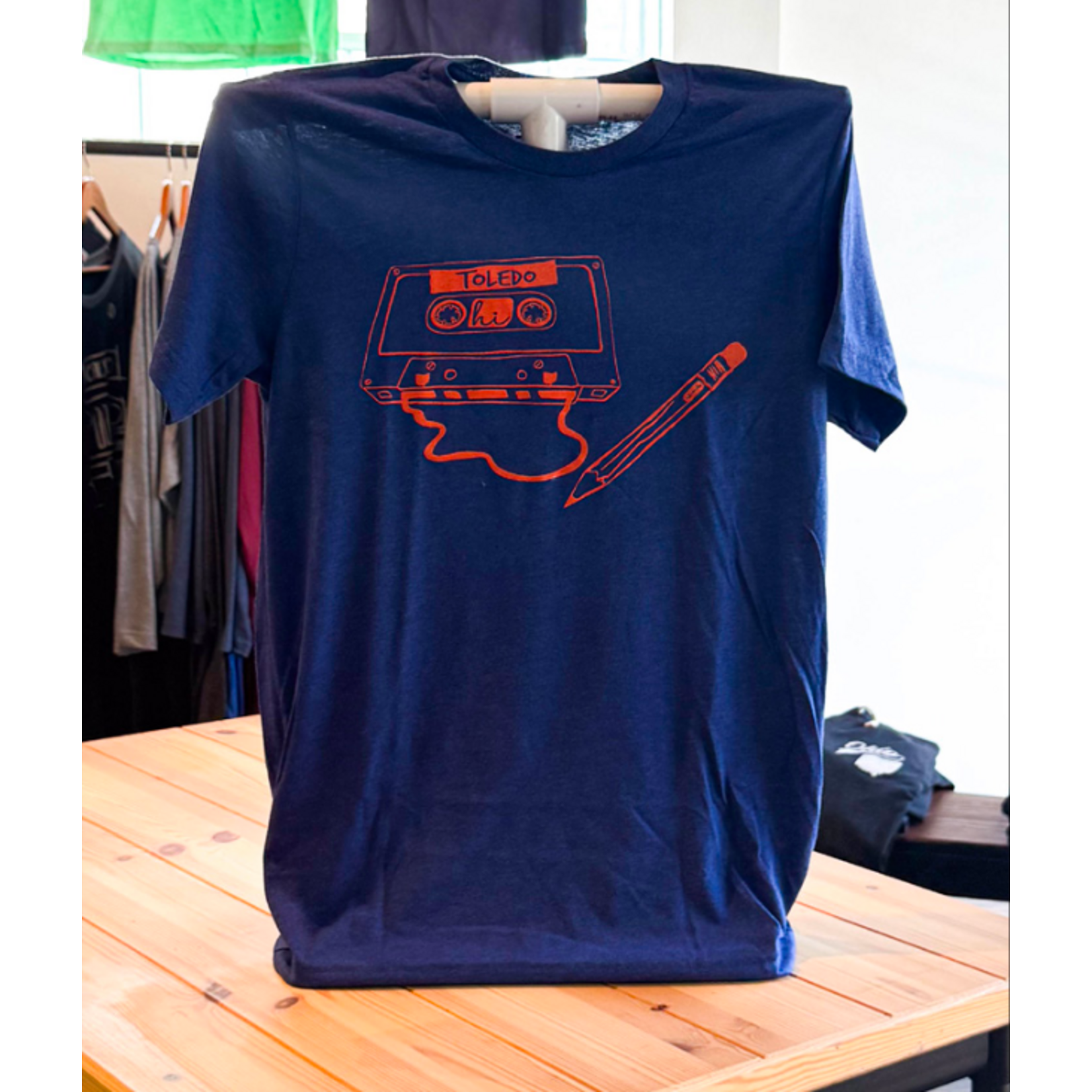 Cassette Tape T-Shirt [Printed on a Lark]