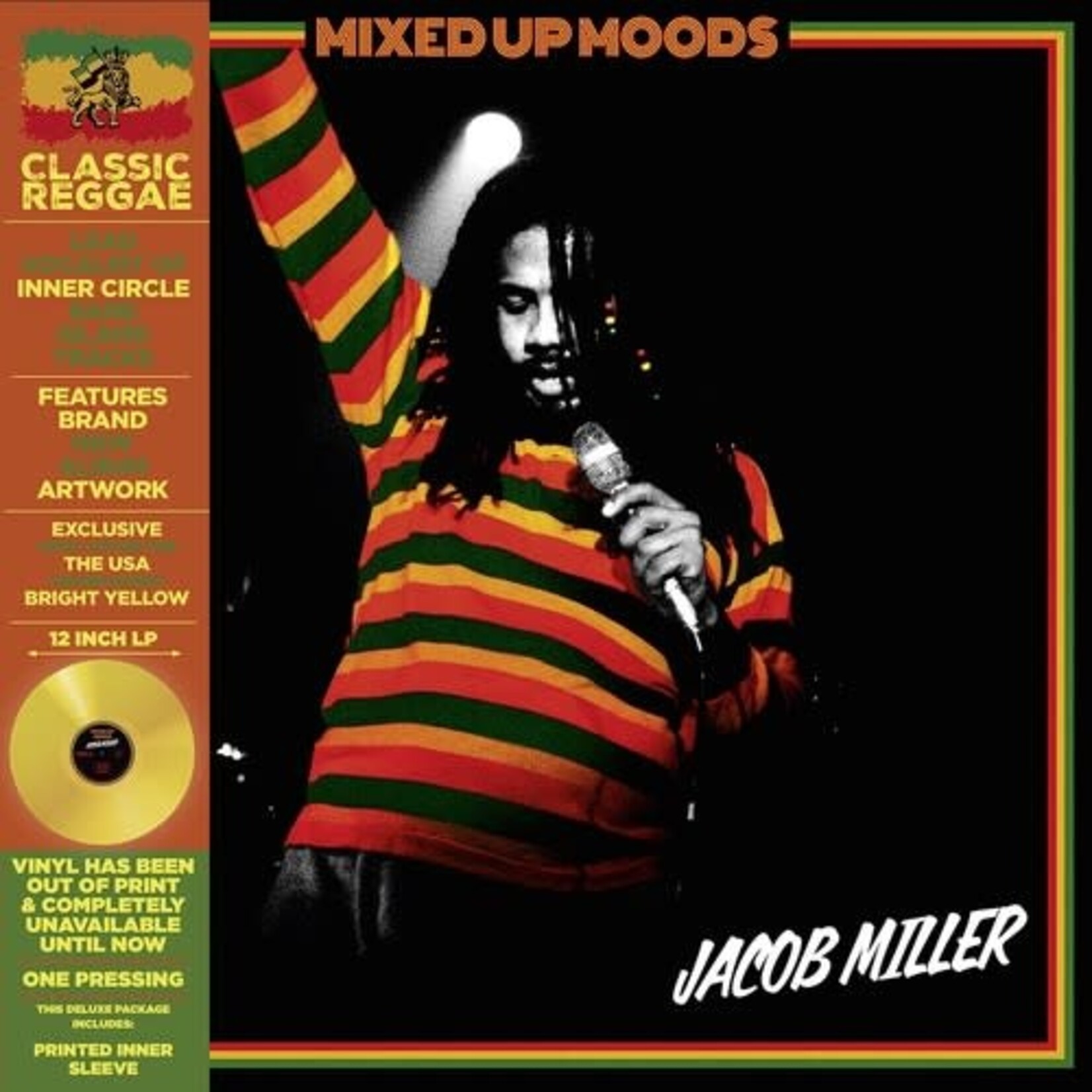 Jacob Miller - Mixed Up Moods (LP) [Yellow]